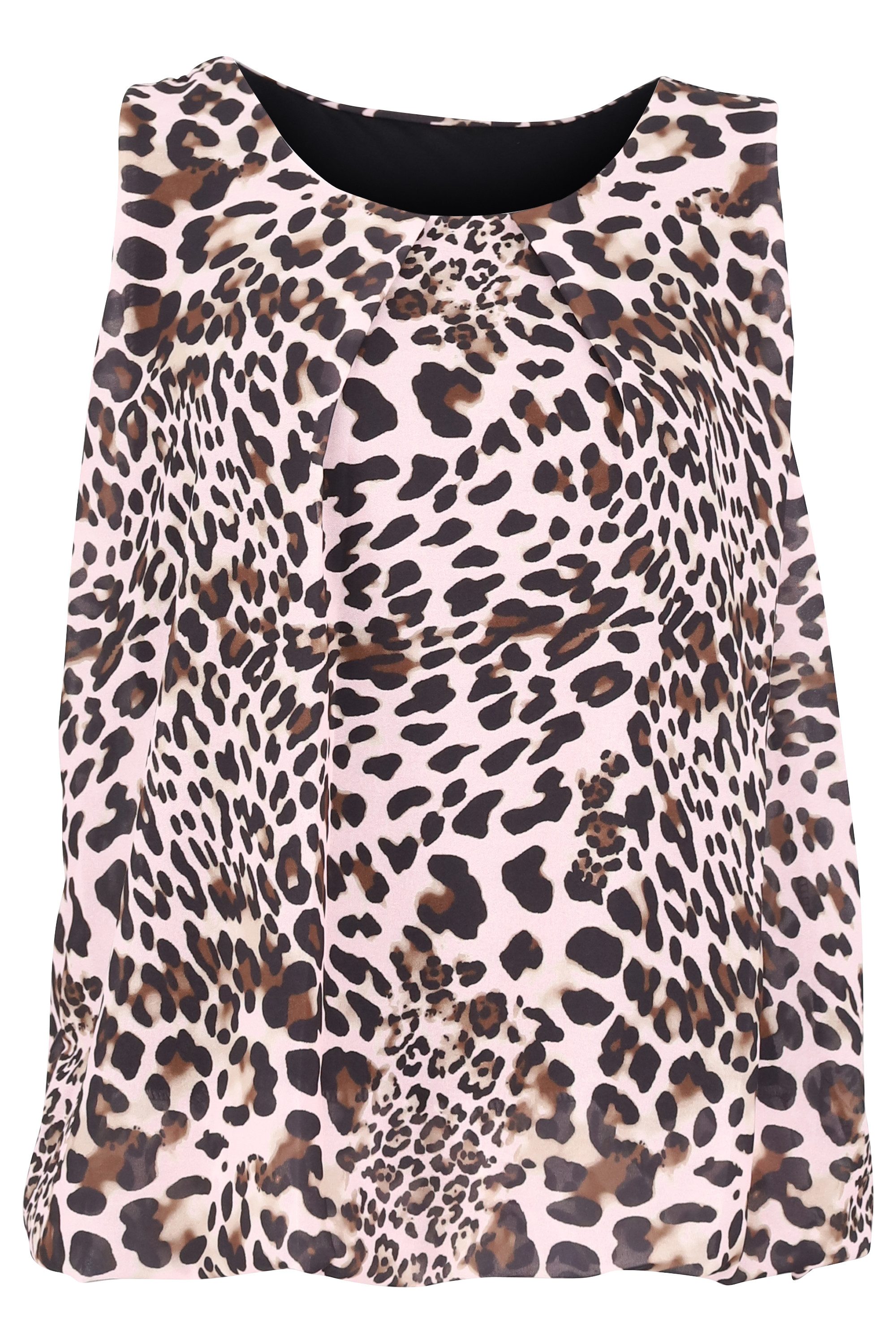 malito more than fashion Chiffonbluse malito Damen Bluse ärmellos 6879 Blus günstig online kaufen