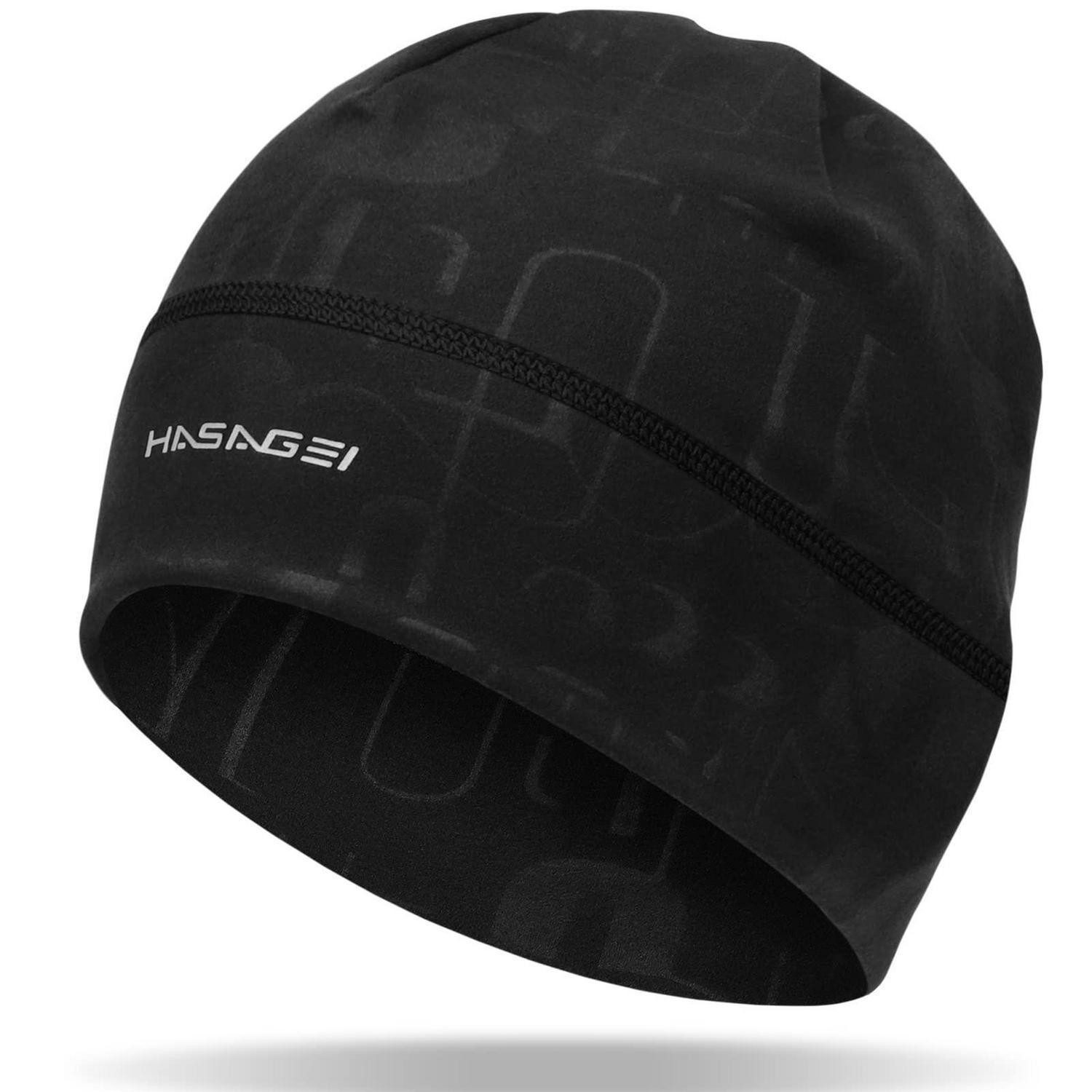 LuxusKollektion Fleecemütze Laufmütze Herren Damen Winter Thermo Winddicht Einheitsgröße Schwarz