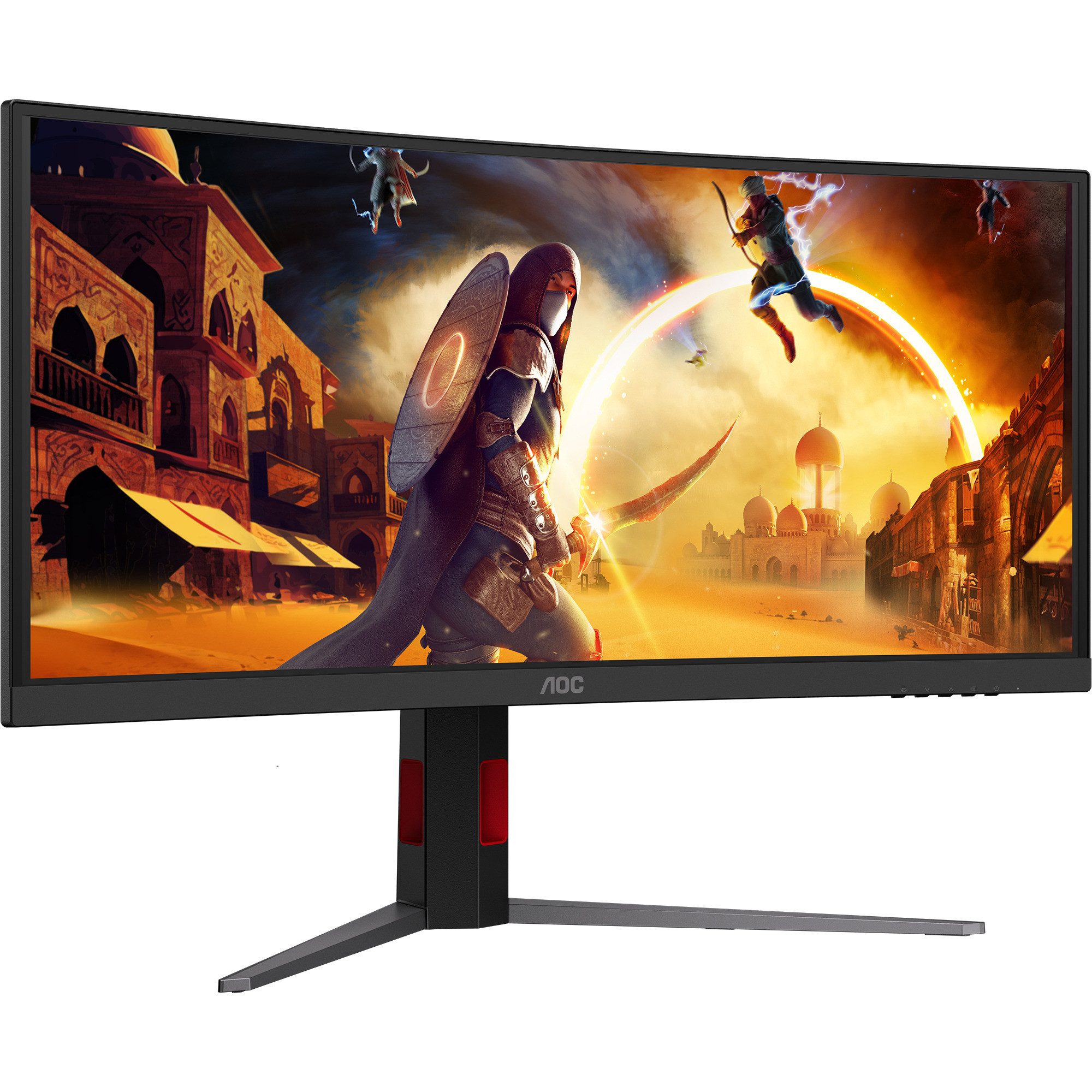 AOC AOC AGON CU34G4CA, Gaming-Monitor, (WQHD, Fast-VA, TFT-Monitor (3440 x 1440 px)