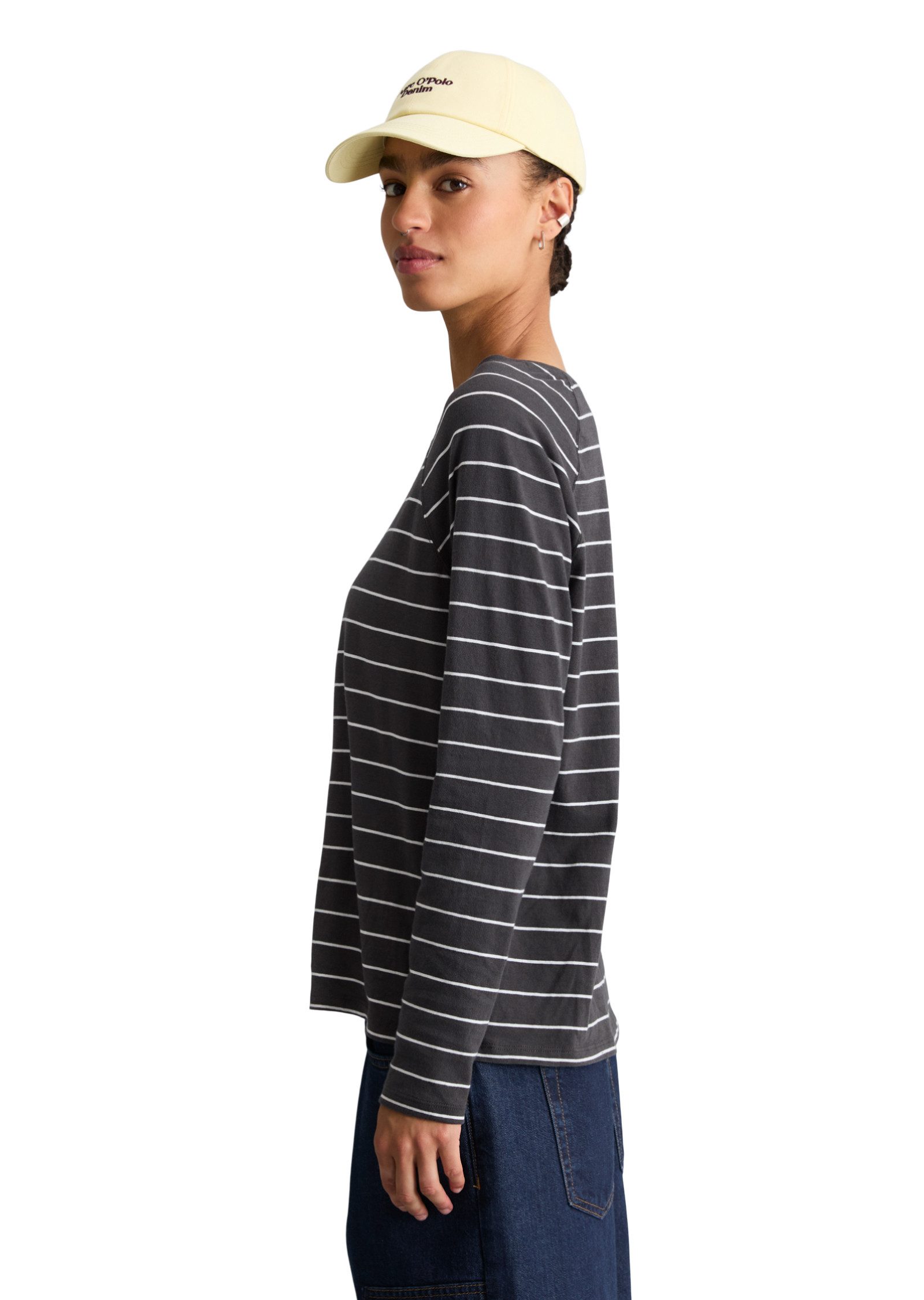 Marc O'Polo DENIM Langarmshirt aus Loose Knit Jersey – Bild 2 von 5