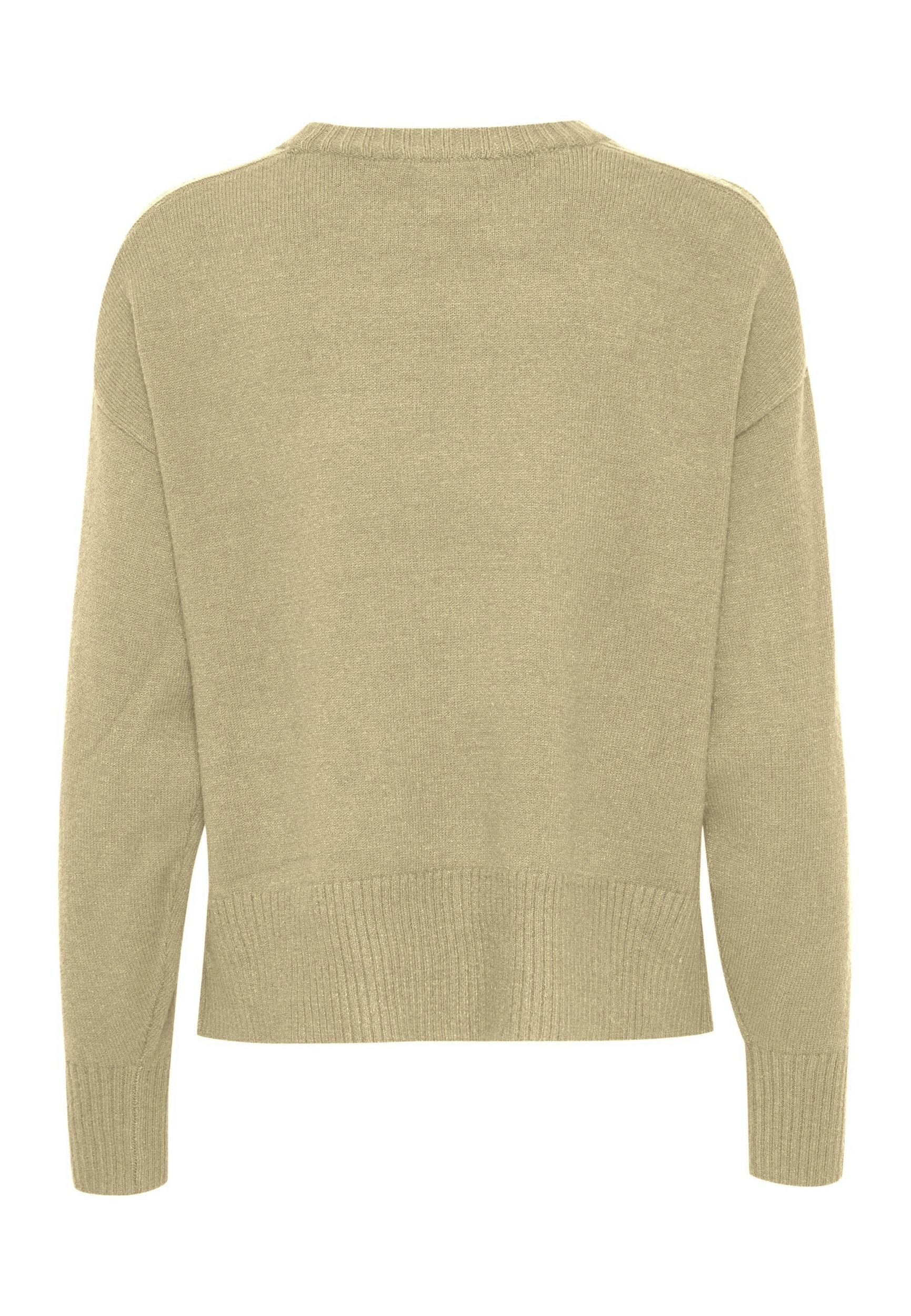 b.young Strickpullover Loose Fit Kurz Langarm günstig online kaufen