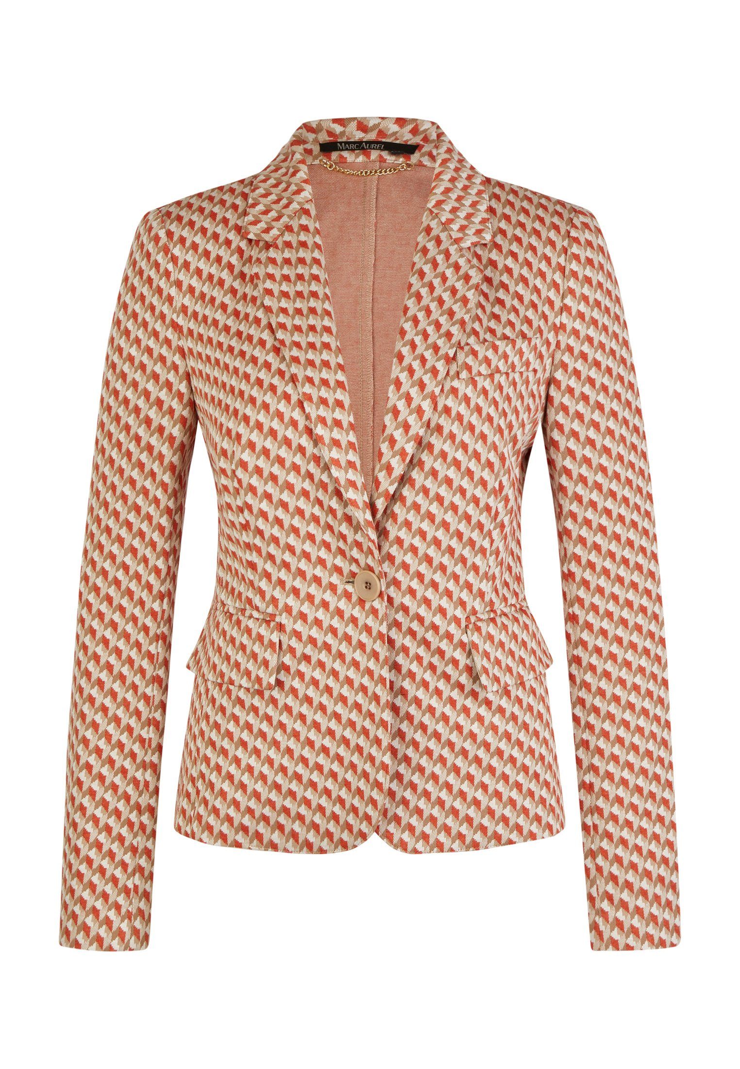 MARC AUREL Jerseyblazer Jerseyblazer aus grafischem Jacquard