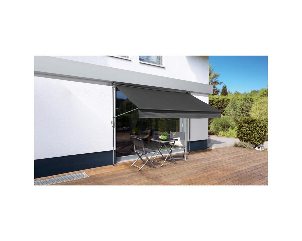 Thumbnail - Livarno home Klemmmarkise Klemmmarkise Markise Sonnenschutz 300 x 150 cm anthrazit