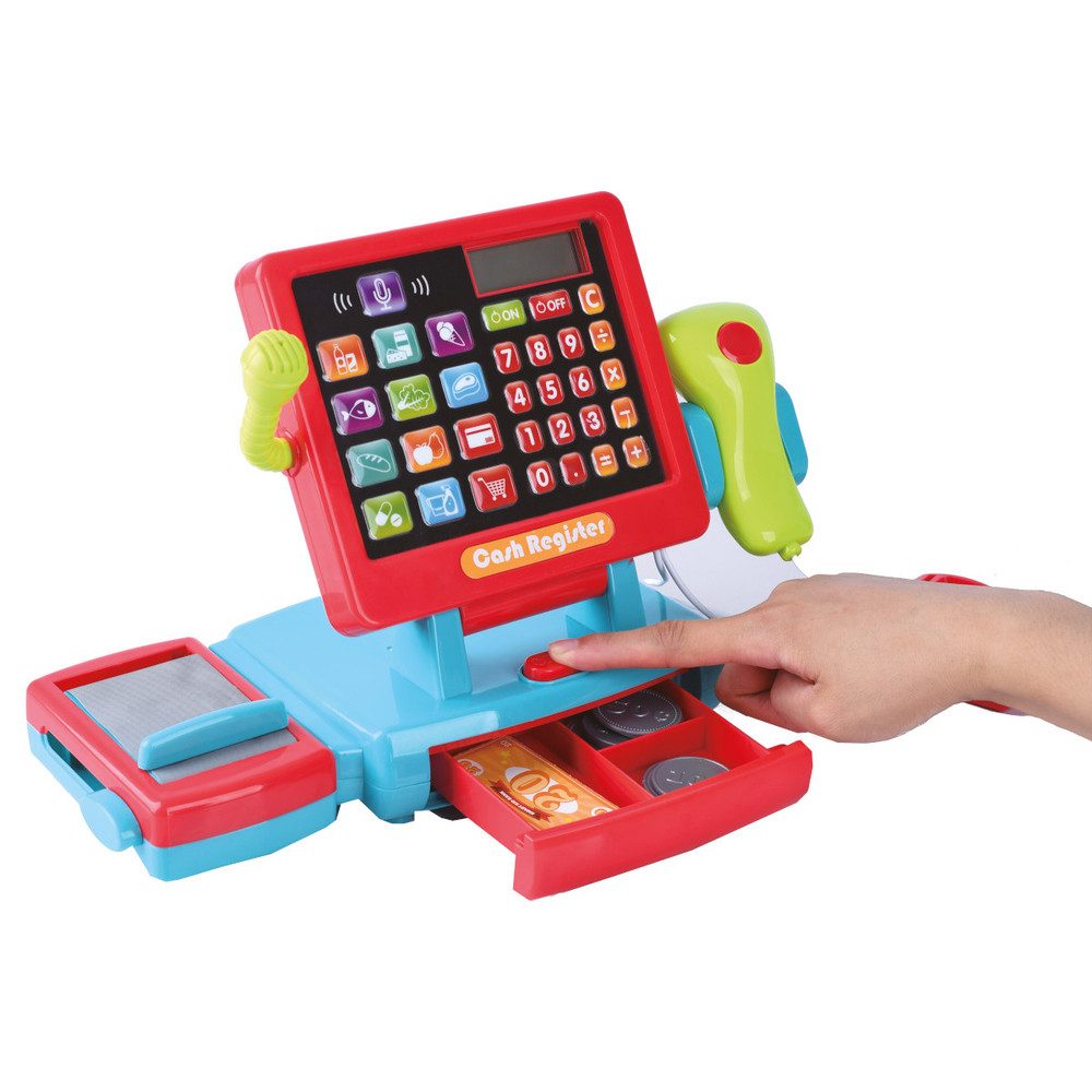 Besttoy Spielküche Besttoy - Supermarktkasse mit Zubehör - 34-teilig Kunststoff