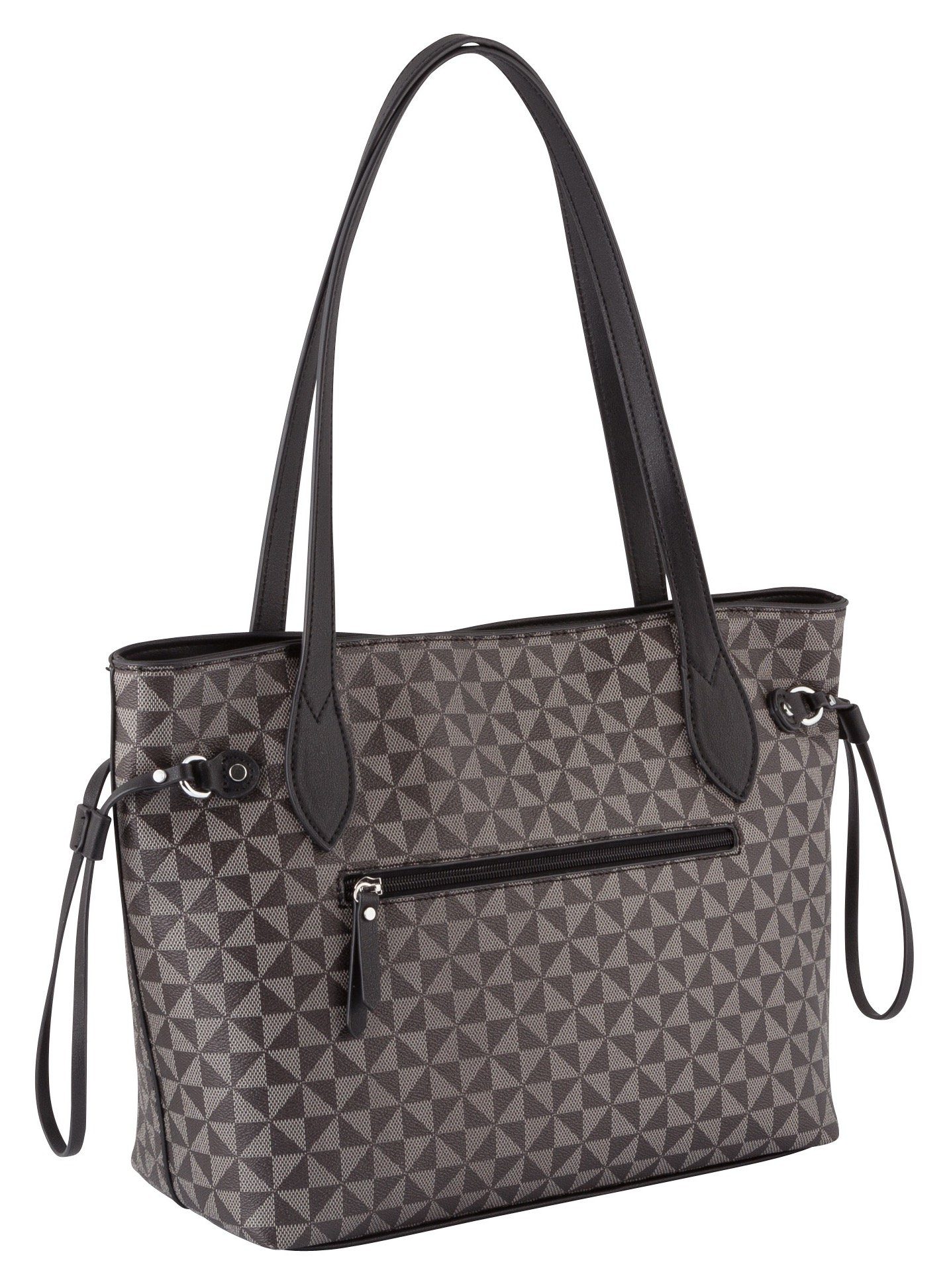 Gabor Shopper Barina, aus Lederimitat mit charakteristischem All-Over-Druck und Metall Logo