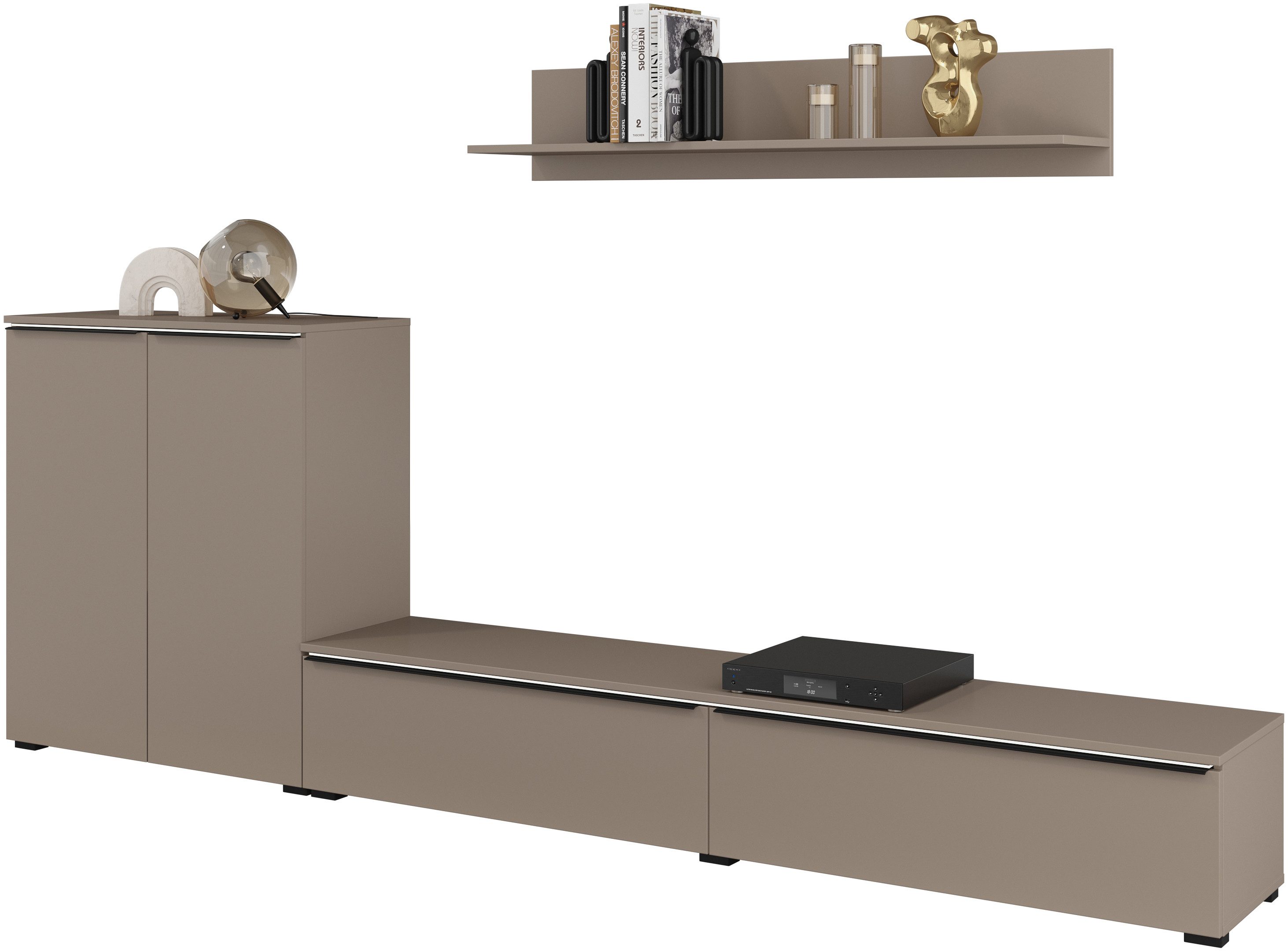 INOSIGN Wohnwand Tana, Breite 260 cm, moderne Anbauwand, (3-St), Mediawand günstig online kaufen