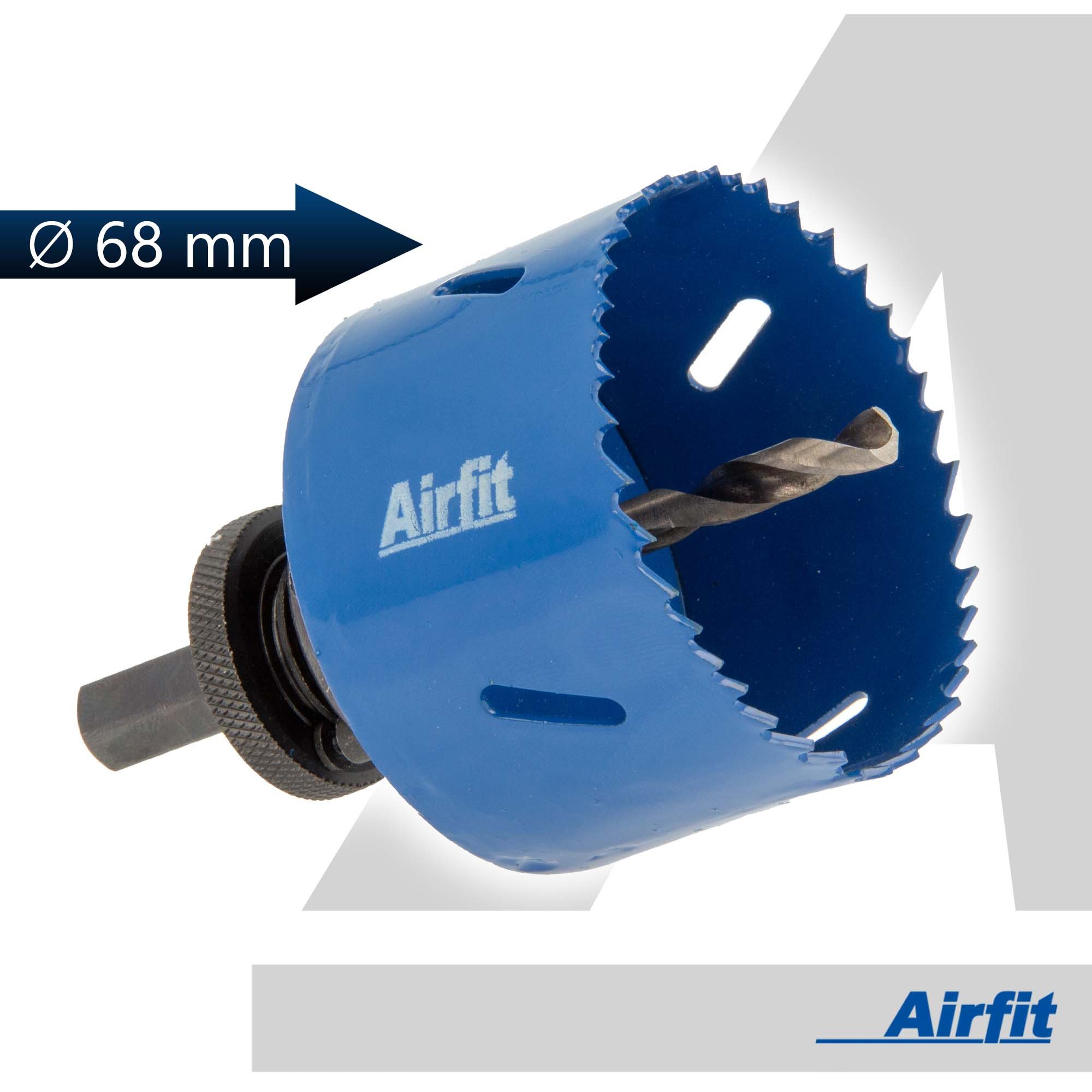 Airfit GmbH & Co. KG Kreisschneider HSS-Bimetall-Kreisschneider Ø 68 mm, z. Montage Elekt. Hohlwanddosen