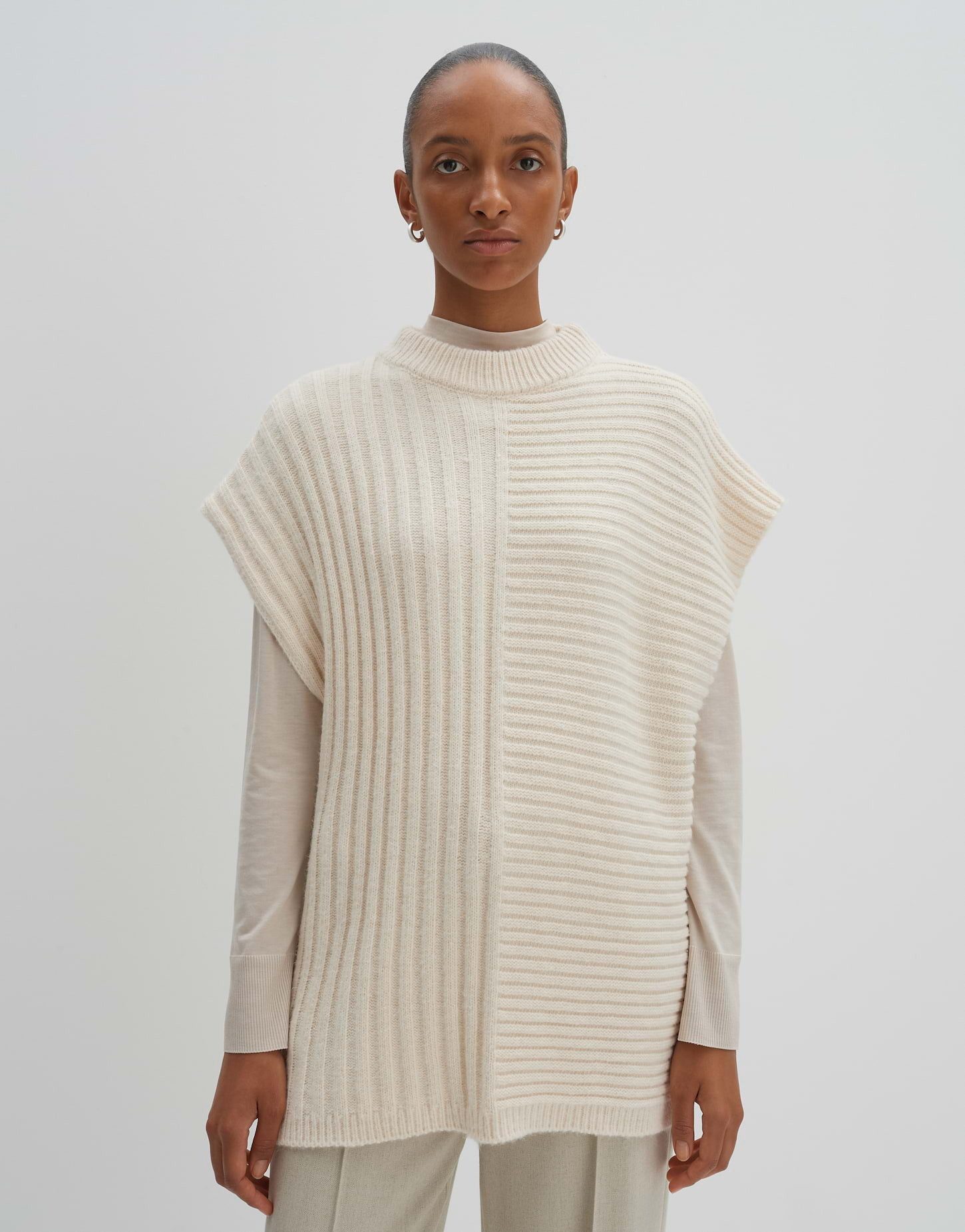 someday Poncho Strickponcho BELONY mit Wolle