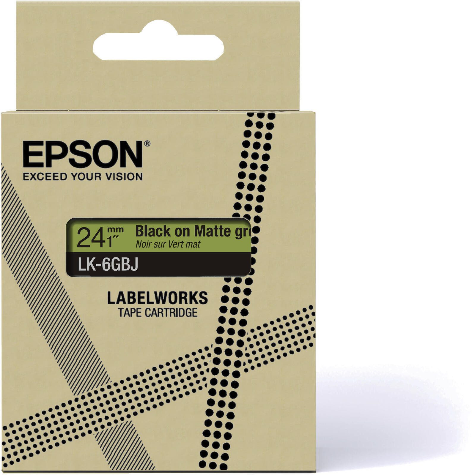 Epson Fotopapier EPSON Band LK-6GBJ 24 mm grün