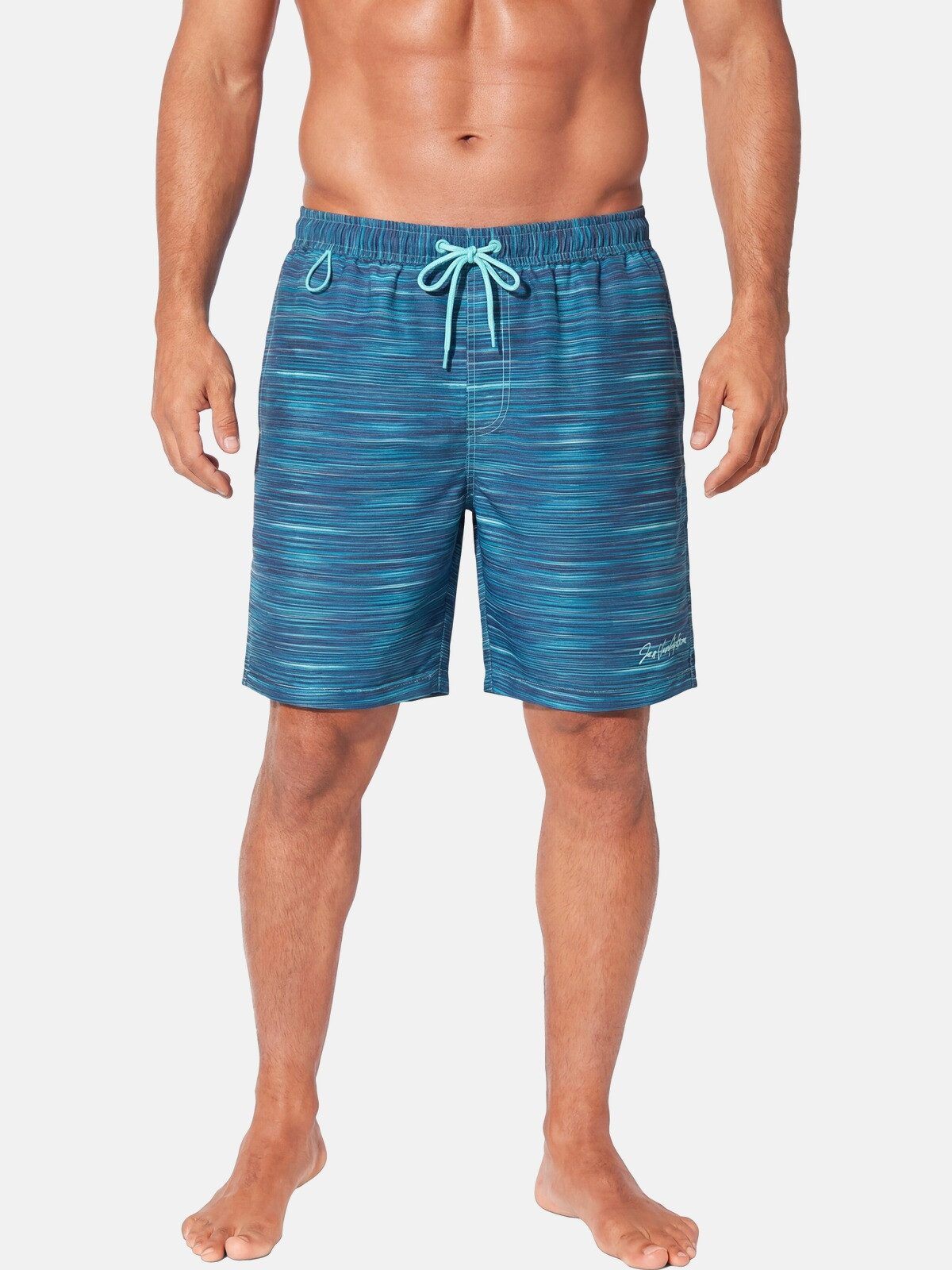 jan vanderstorm Badeshorts OVIND (1-St), schnelltrocknende Kunstfaser
