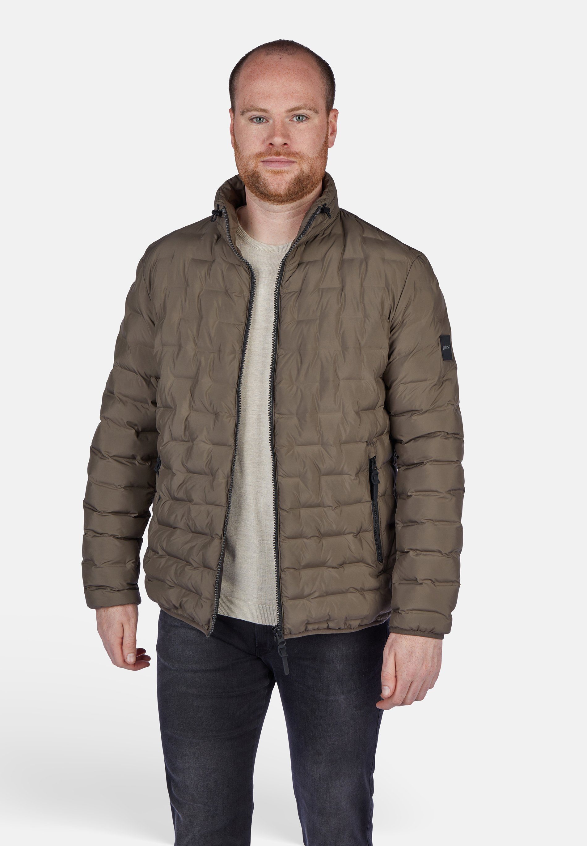 Calamar Steppjacke Tubular braun