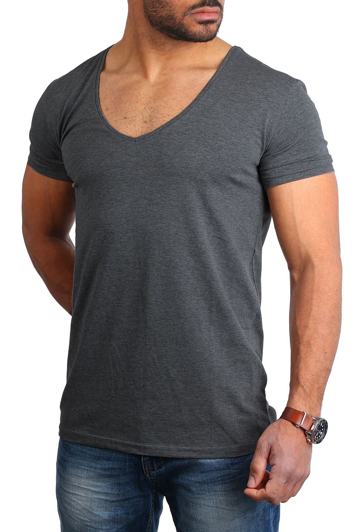 Young & Rich T-Shirt Herren Uni günstig online kaufen