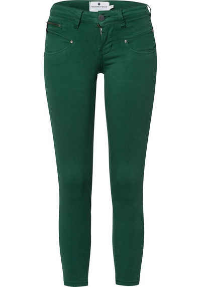 Freeman T. Porter Slim-fit-Jeans »Alexa Cropped New Magic Colour« mit Deko-Zipper-Taschen