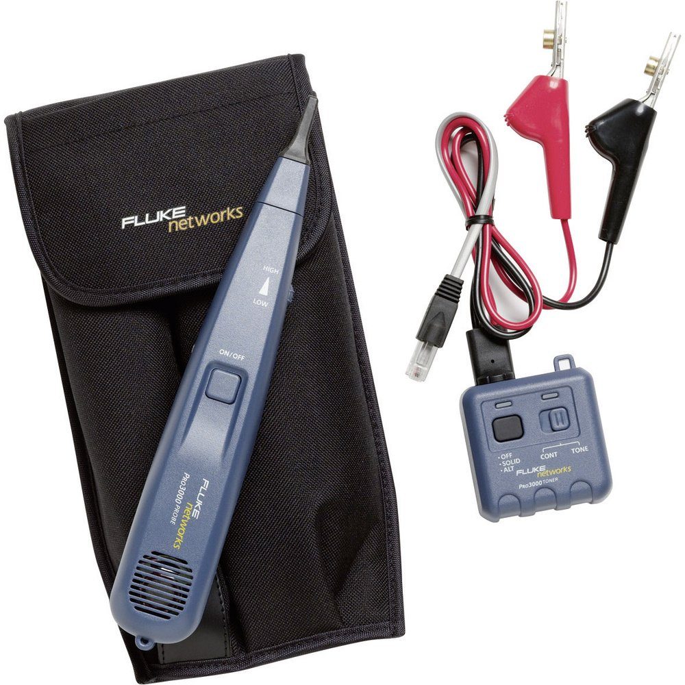 Fluke Kabelzubehör Tongenerator und Tonverfolger Kit 26000900 Fluke Networks Pro3000 Kit, (Pro3000 Kit)