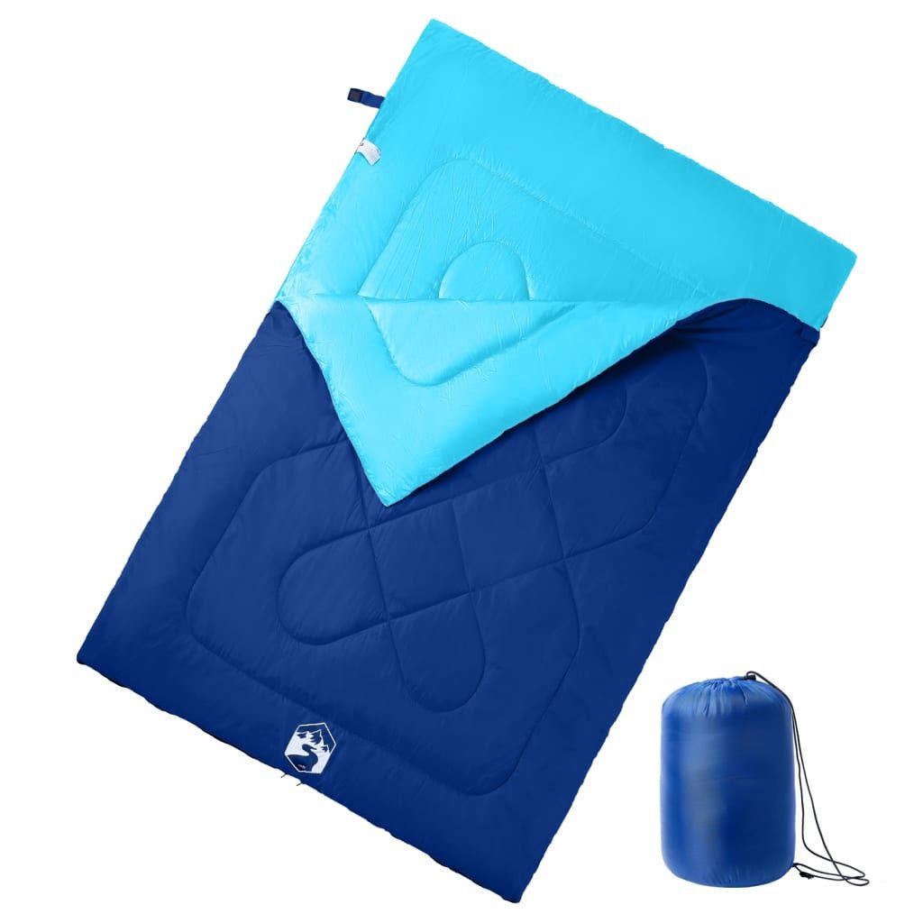 vidaXL Schlafsack NA Doppelschlafsack mit Kissen Erwachsene Camping 3-4 Jahreszeiten