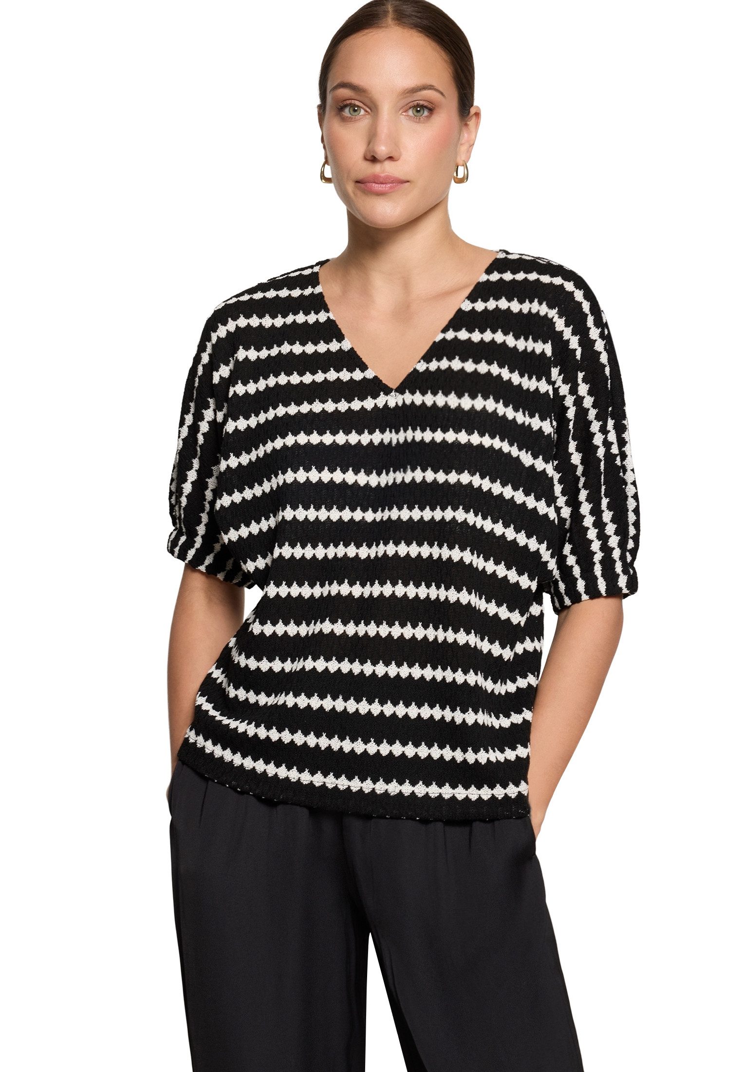 T-Shirt Damen mit V-Ausschnitt