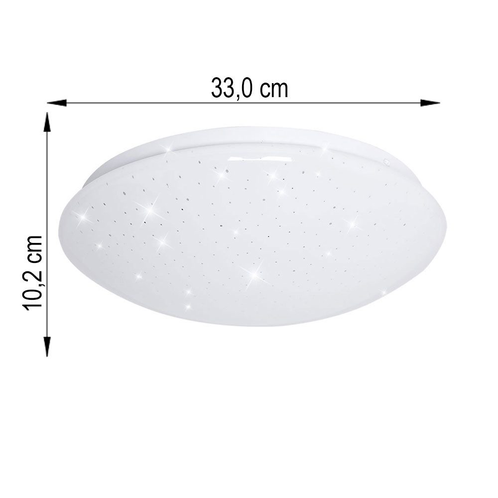 V-TAC LED-Sternenhimmel, LED-Leuchtmittel fest verbaut, Neutralweiß, LED Deckenleuchte Deckenlampe Wohnzimmerleuchte Sternenhimmel