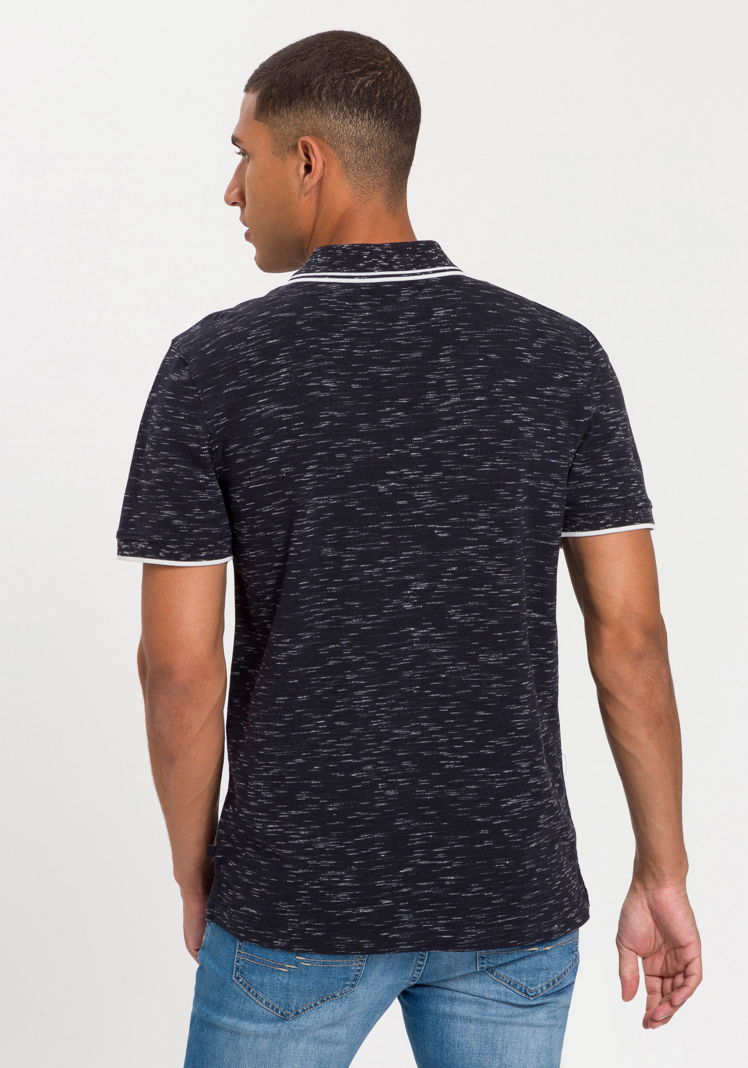 H.I.S Poloshirt kurzärmelig, schmal geschnitten, mit Polokragen – Bild 2 von 5