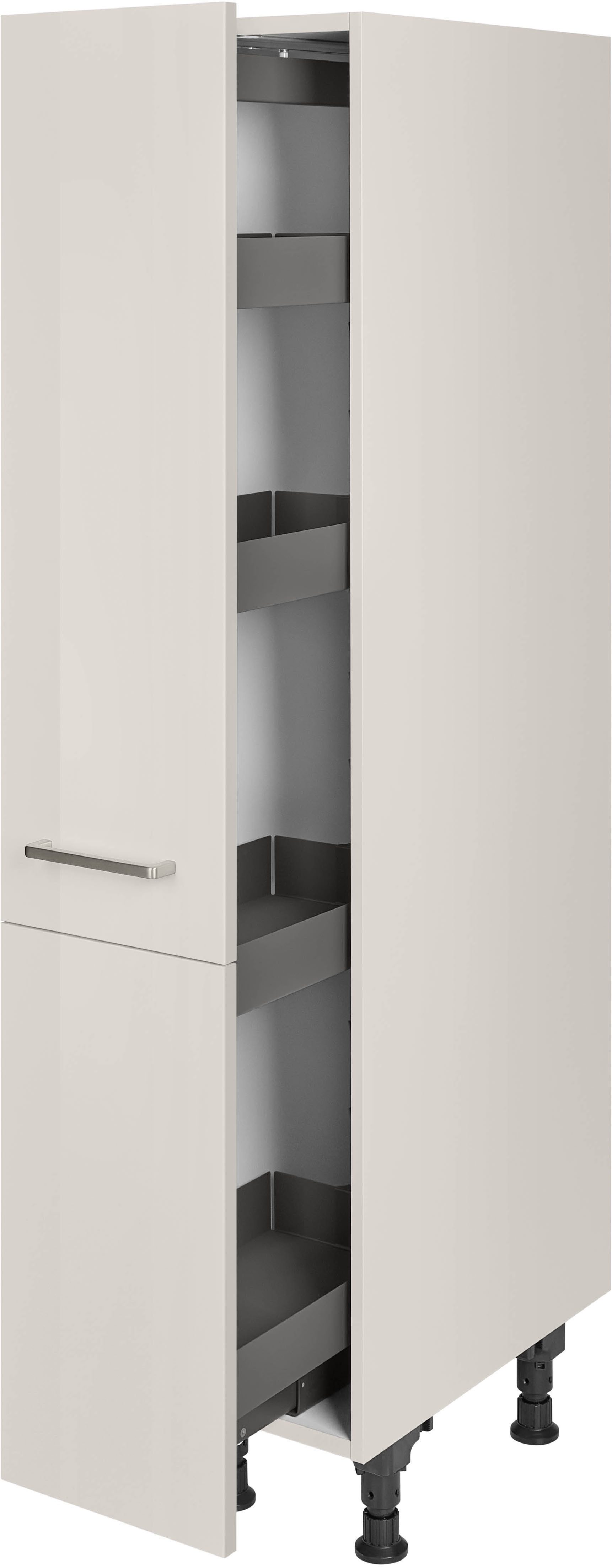 nobilia® Apothekerschrank "Flash", mit 4 Einhängekörben, Breite 30 cm, Höhe 167,8 cm, vormontiert, Ein- und Auszugsdämpfung SoftStoppPro