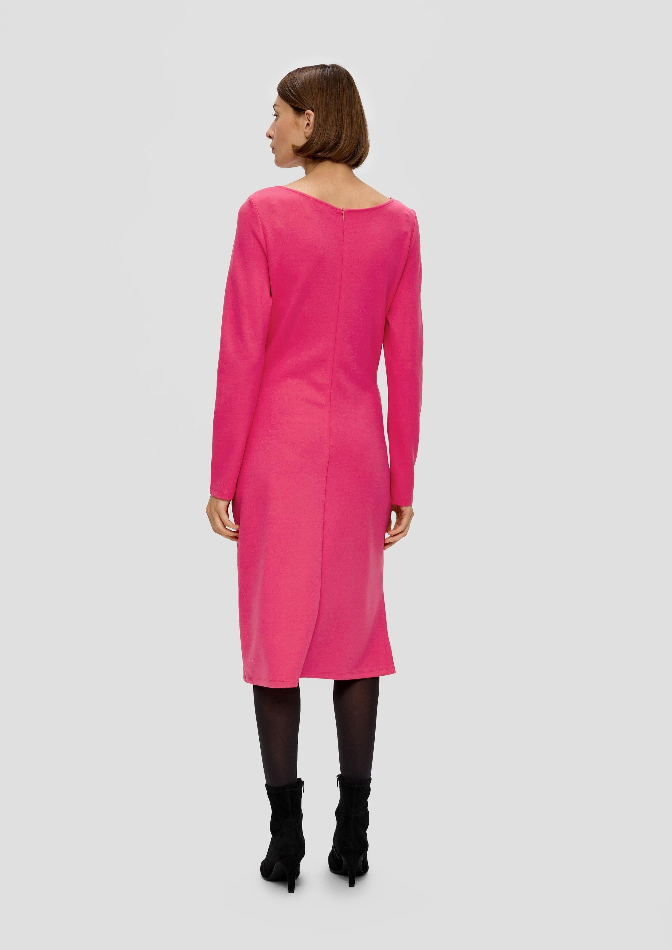 s.Oliver Midikleid Kleid Jerseykleid aus Viskosemix