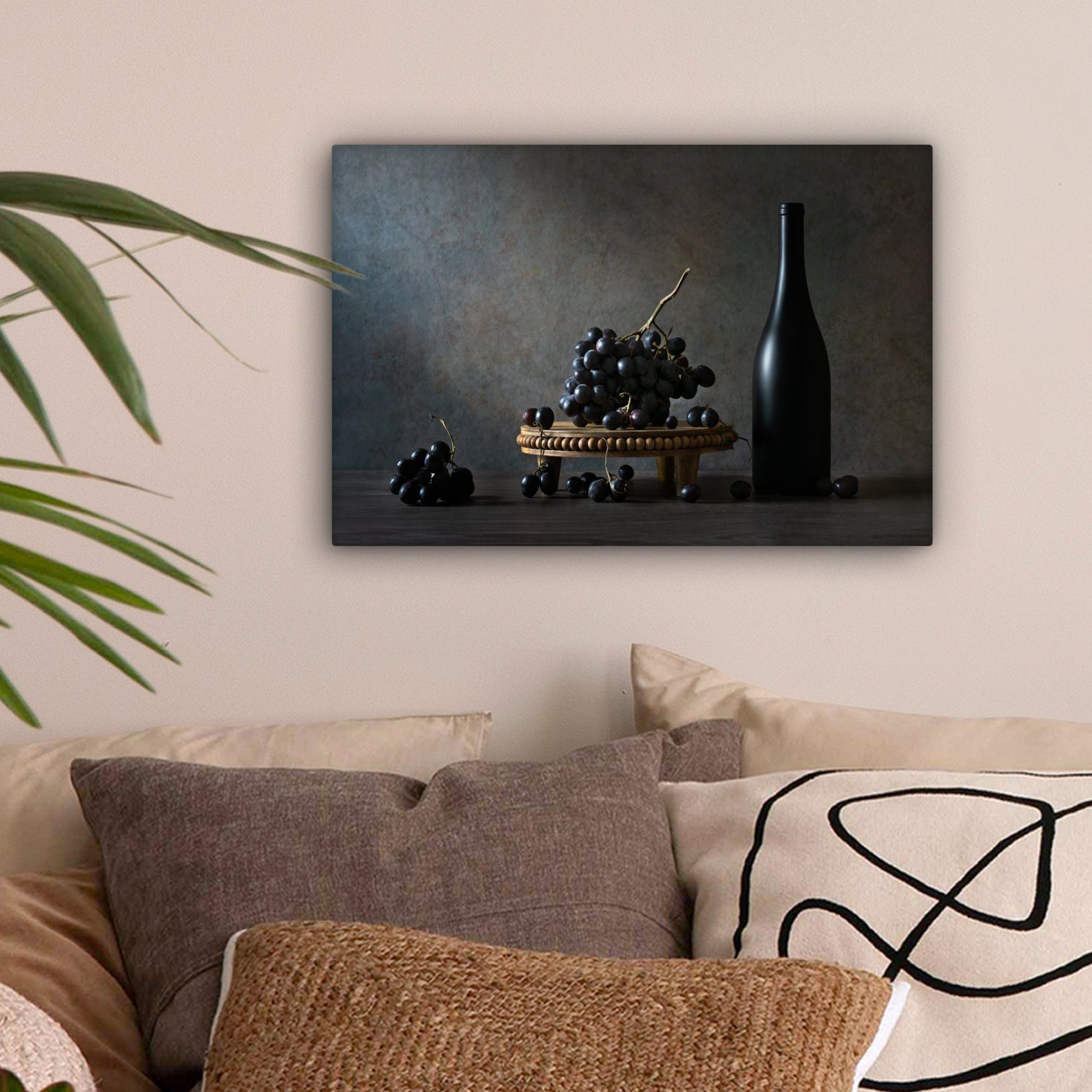OneMillionCanvasses® Leinwandbild Stilleben - Schwarz - günstig online kaufen