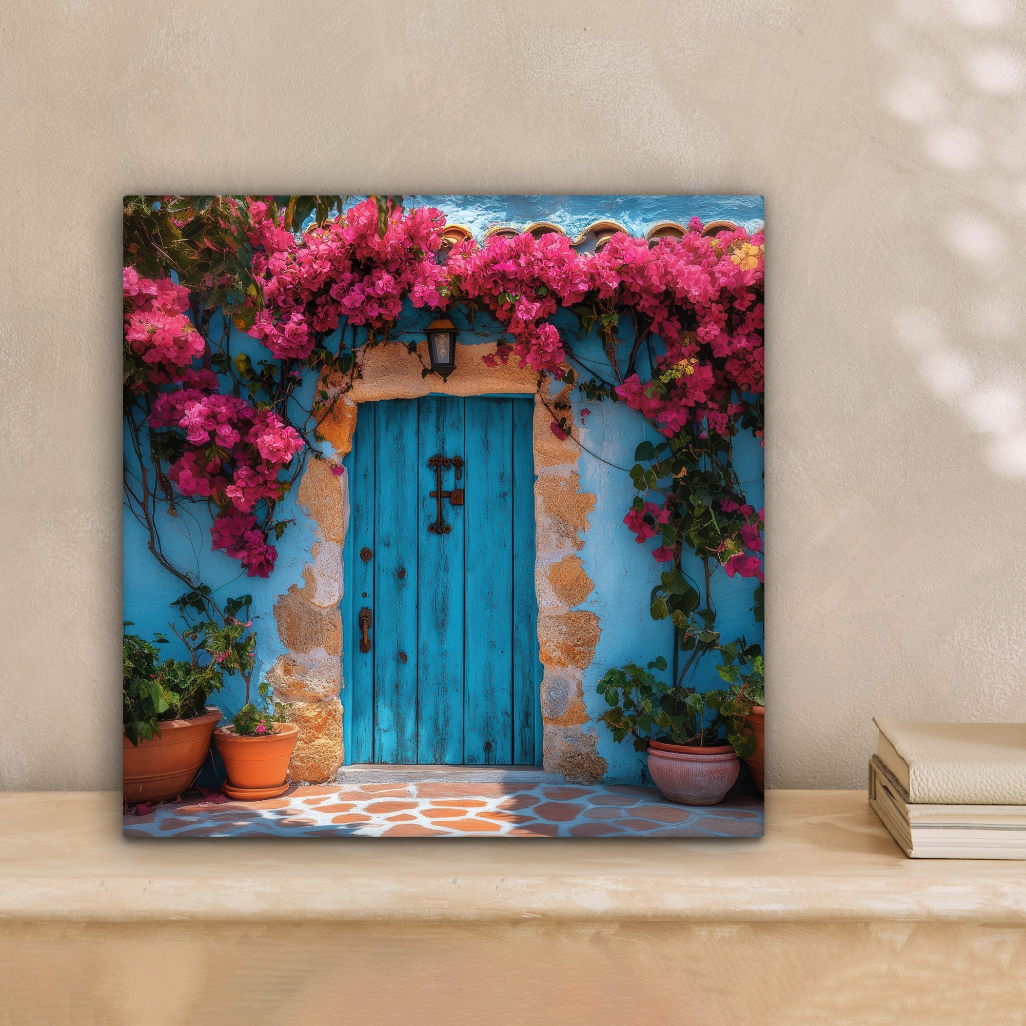 OneMillionCanvasses® Leinwandbild Tür - Holz - günstig online kaufen