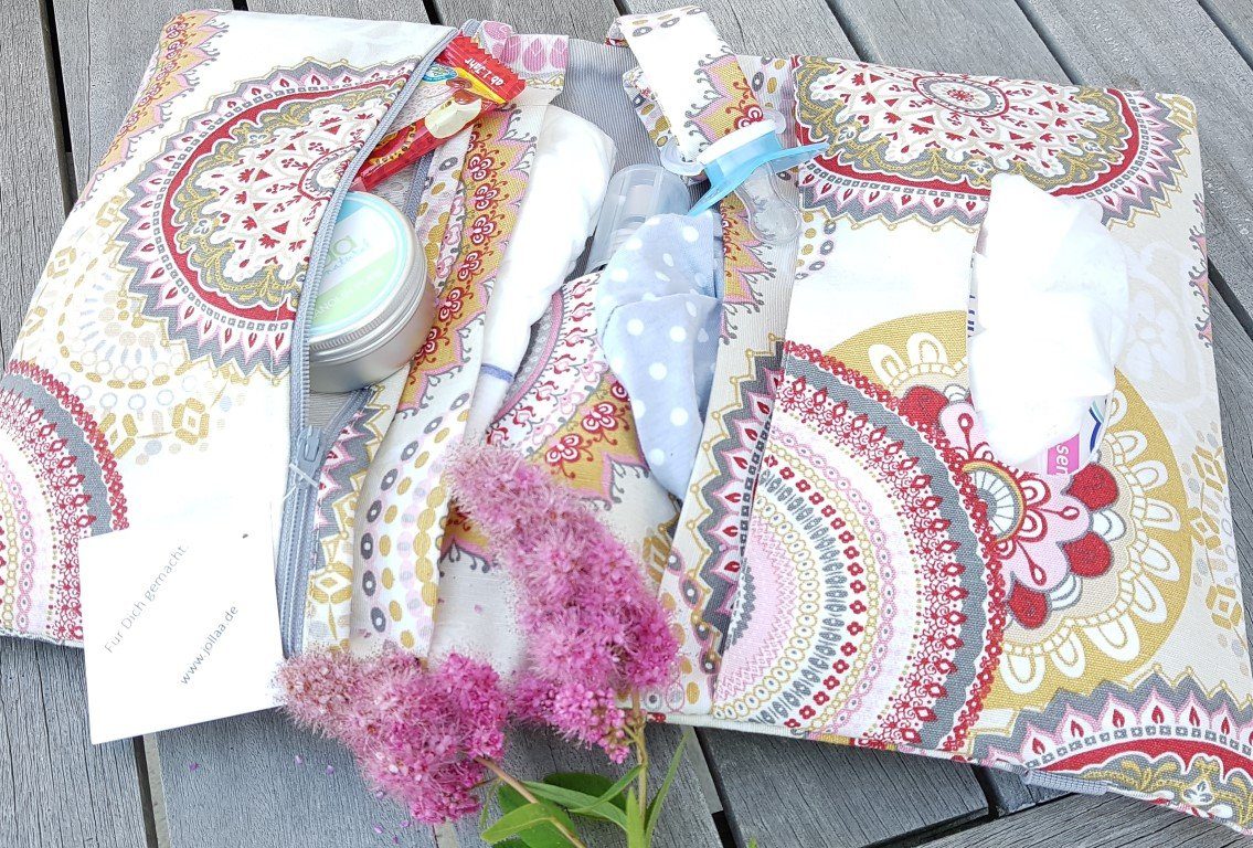 Wickeltasche Feuchttücher, & Mandala & Wickelmäppchen Windeltasche Windeln für JOLLAA Flower, kleine