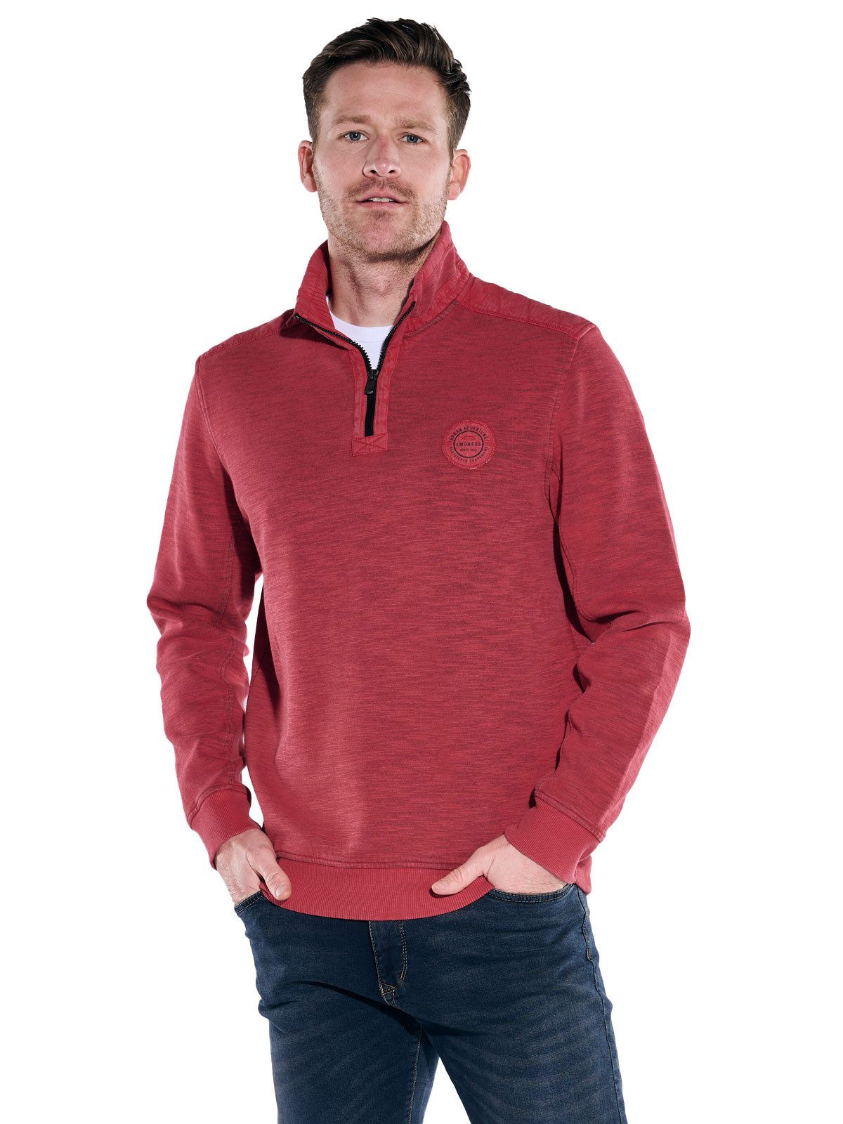 Herren Strickjacke Engbers Herren-Cardigan Mit Troyerkragen – 100