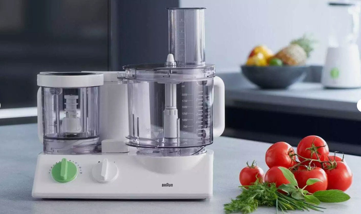 Braun Küchenmaschine, 600,00 W, Side-By-Side Schüsselsystem