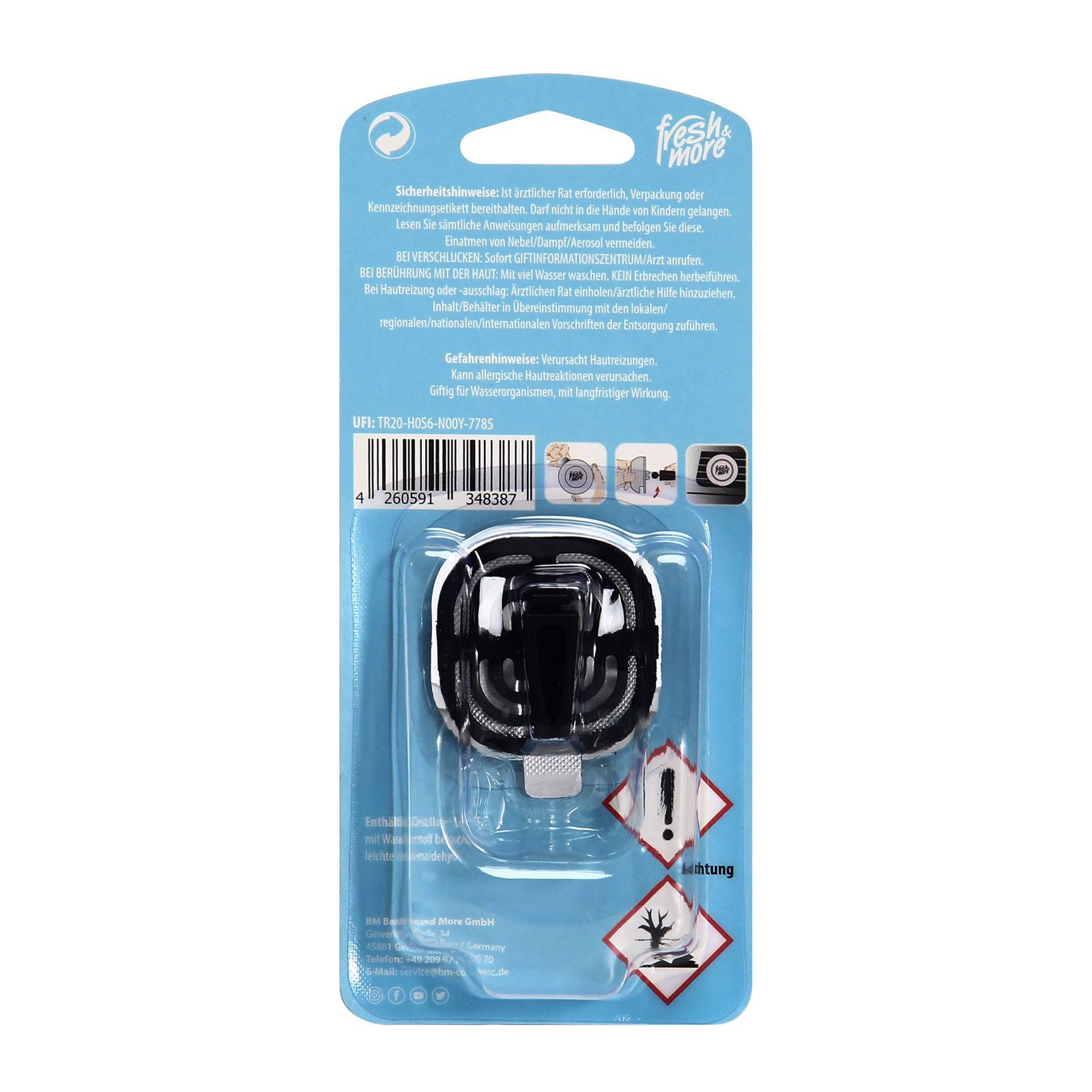 Thumbnail - fresh & more Raumduft Auto-Lufterfrischer (4ml 3er Pack), 3-St)