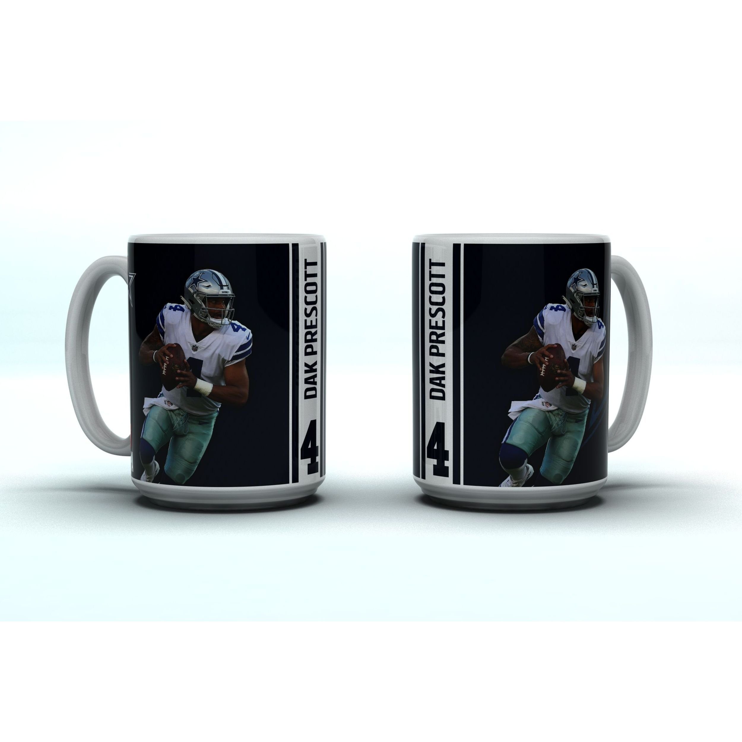 Tasse 450ml MOTION Great Dak Prescott Dallas NFL Cowboys Tasse Branding