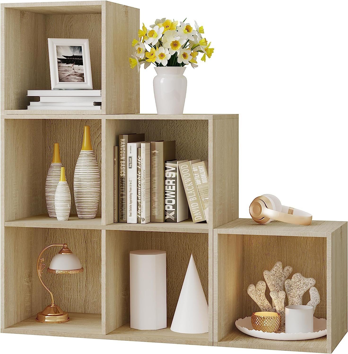 Woltu Bücherregal, 1-tlg., Würfelregal Schrank mit günstig online kaufen