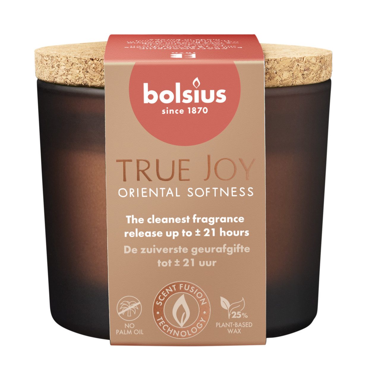 Bolsius Duftkerze Bolsius Duftkerze True Joy Oriental Softness 8 cm