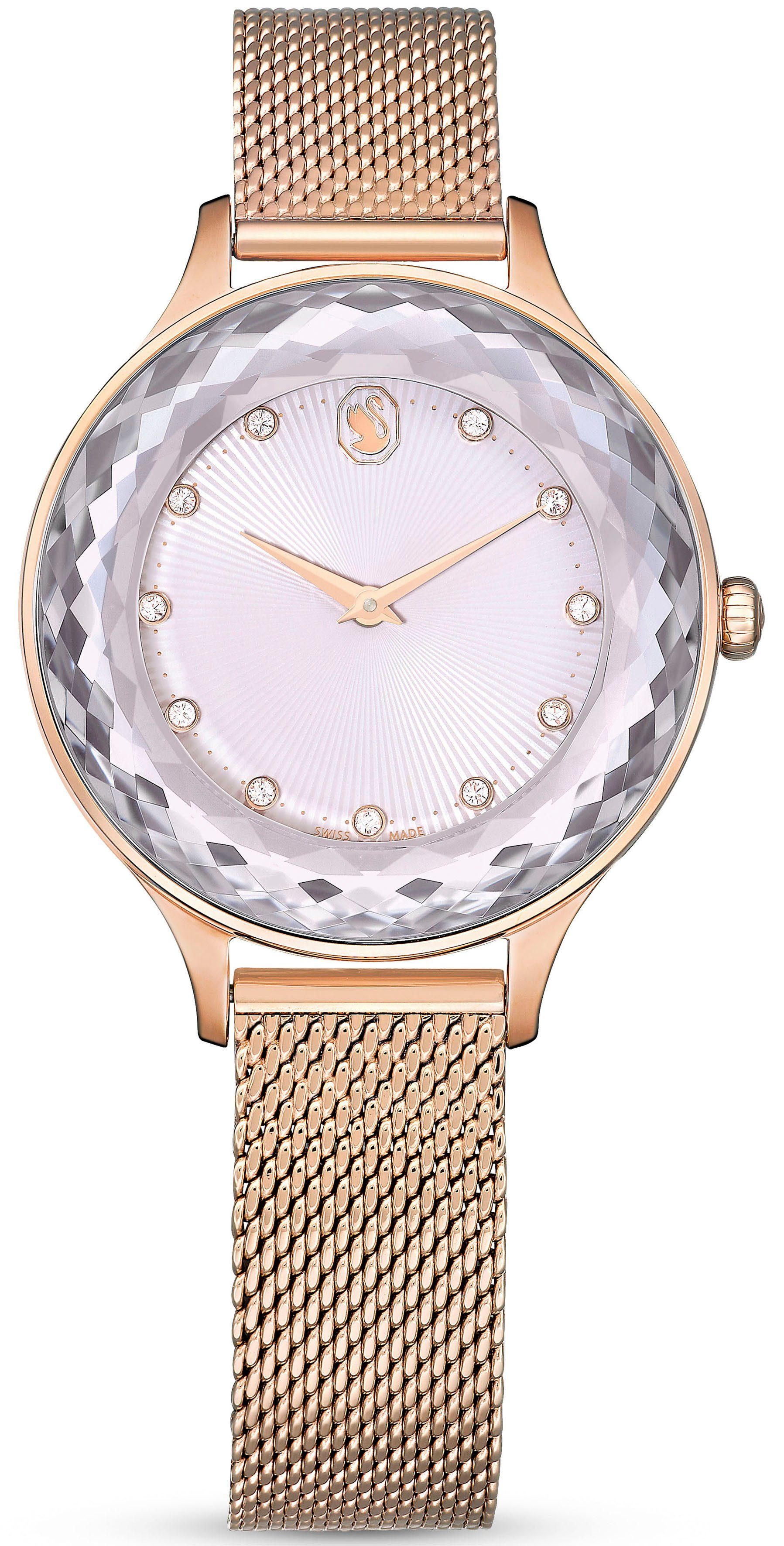 Swarovski Schweizer Uhr OCTEA NOVA, Metallarmband, 5650011 roségold
