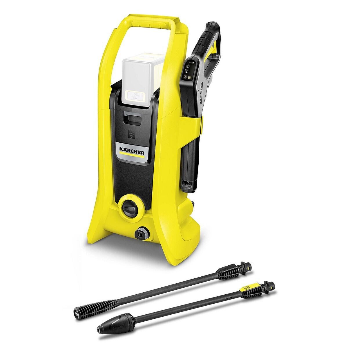 Kärcher Professional Akku-Hochdruckreiniger K 2 Battery, Druck max: 110 bar, Fördermenge max: 340 l/h, (ohne Akku und Ladegerät), 3 Druckstufen, Aktionsradius 4 m