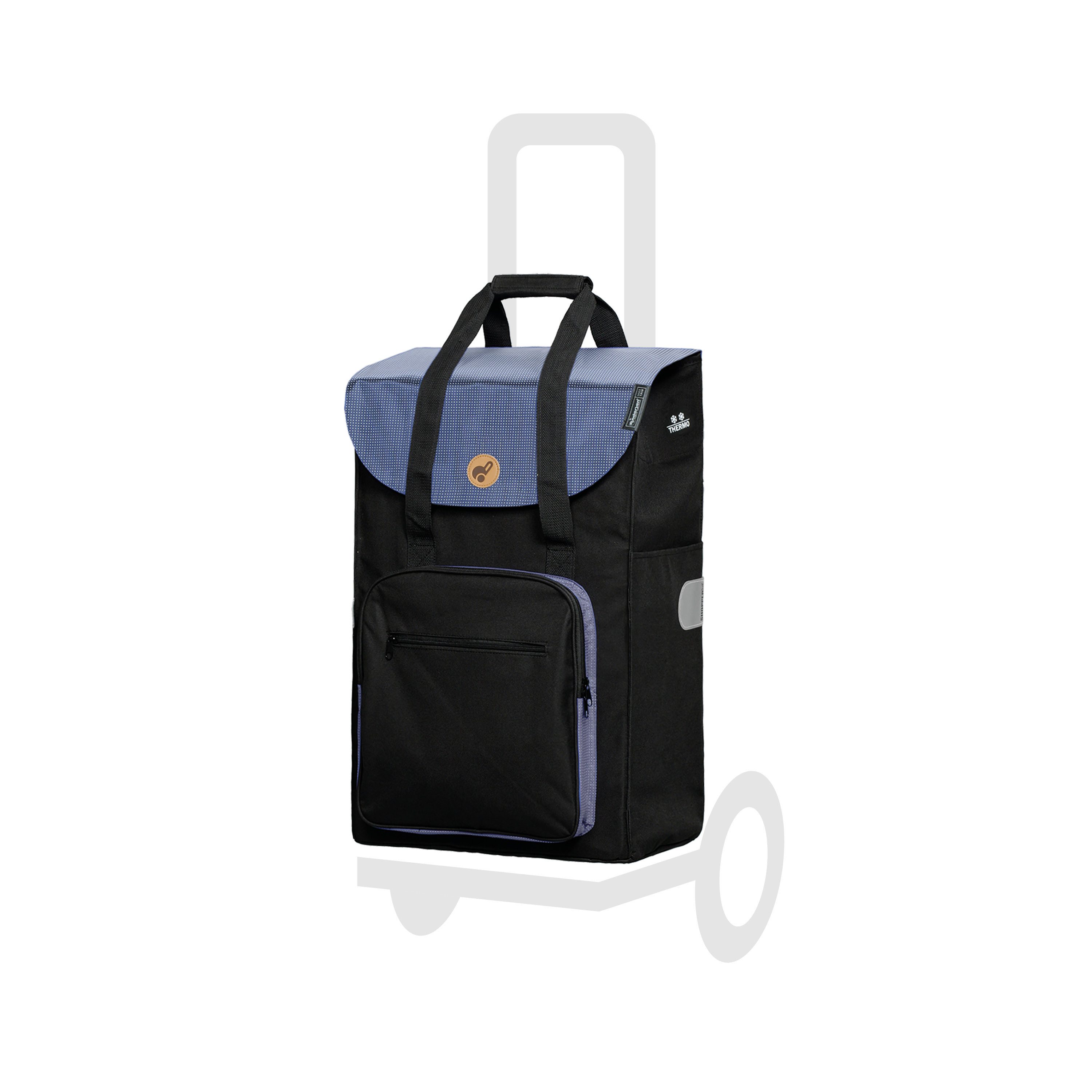 Andersen Einkaufstrolley Tasche Wismar schwarz, Thermofach 15 Liter, wasser günstig online kaufen