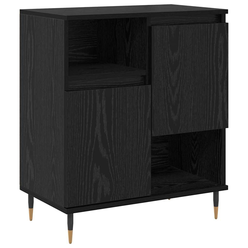 vidaXL Sideboard Sideboard Schwarz Eichen-Optik 60 günstig online kaufen