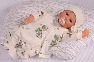 La Bortini Strampler, Jäckchen & Mütze Strampler Mütze und Hemdchen Set Baby Anzug 3tlg 44 50 56 62 68 74 aus reiner Baumwolle