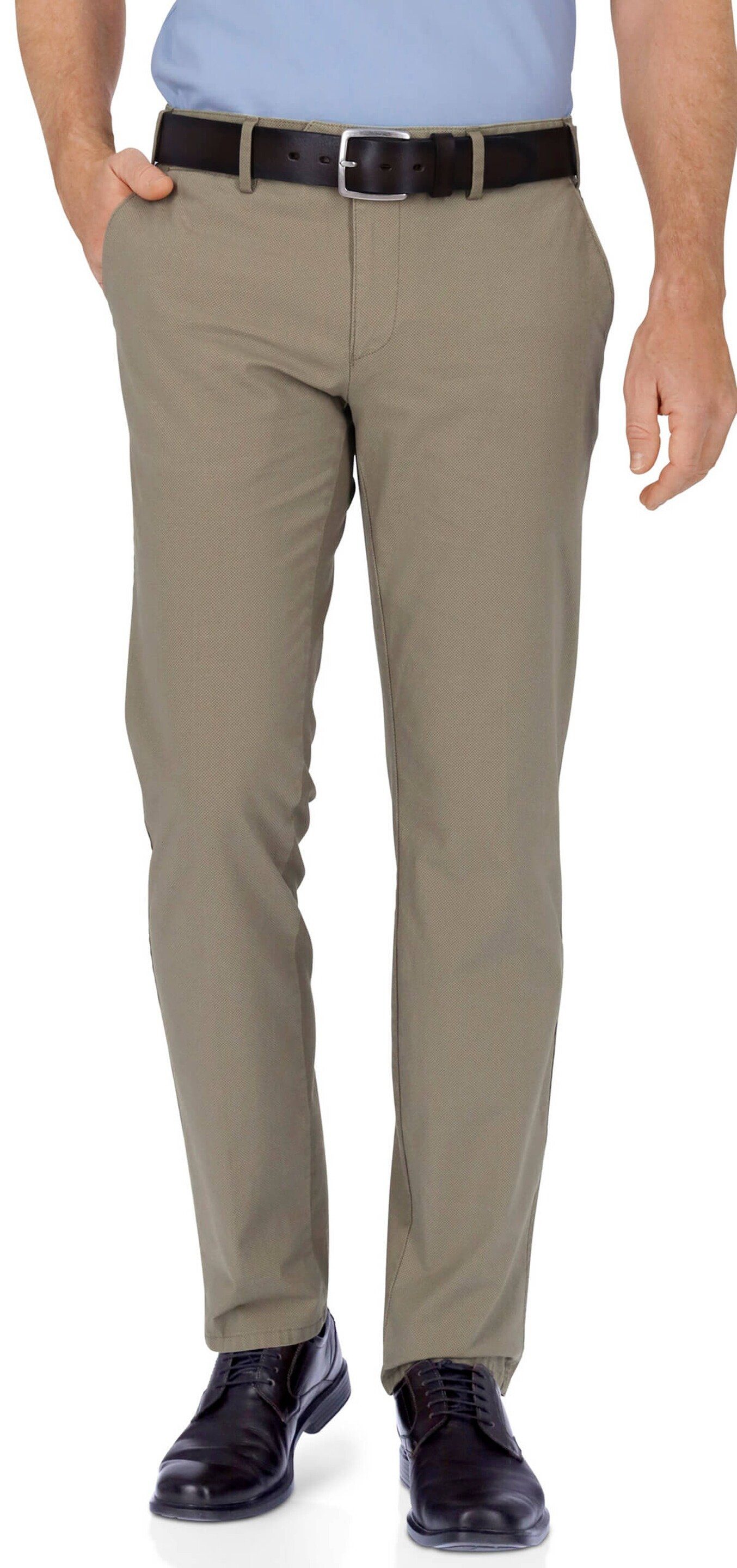 EUREX by BRAX Stoffhose EUREX BY BRAX Tiefbund-Baumwoll-Stretch-Hose Joe schilf