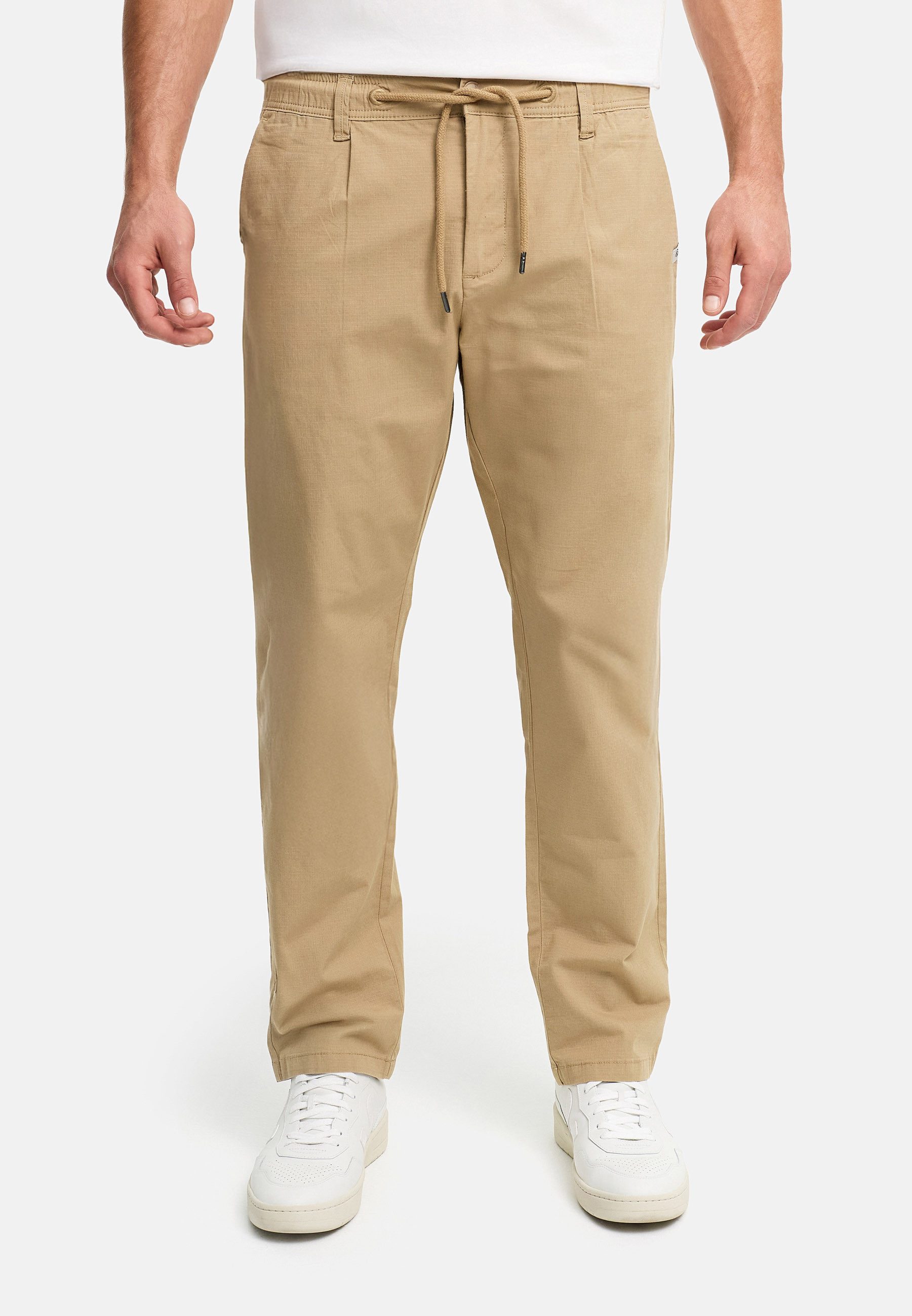 INDICODE Chinohose Herren INRewood Herrenhose Stoffhose in moderner Passform mit Kordelzug