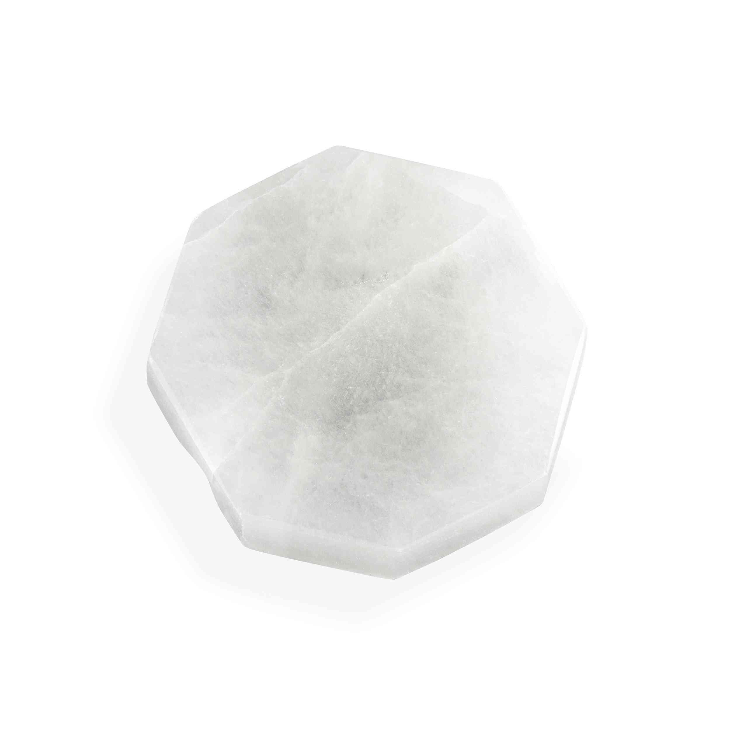 NKlaus Edelstein 7,5 cm Selenit Platte – für Schmuck & Heilsteine, Meditation