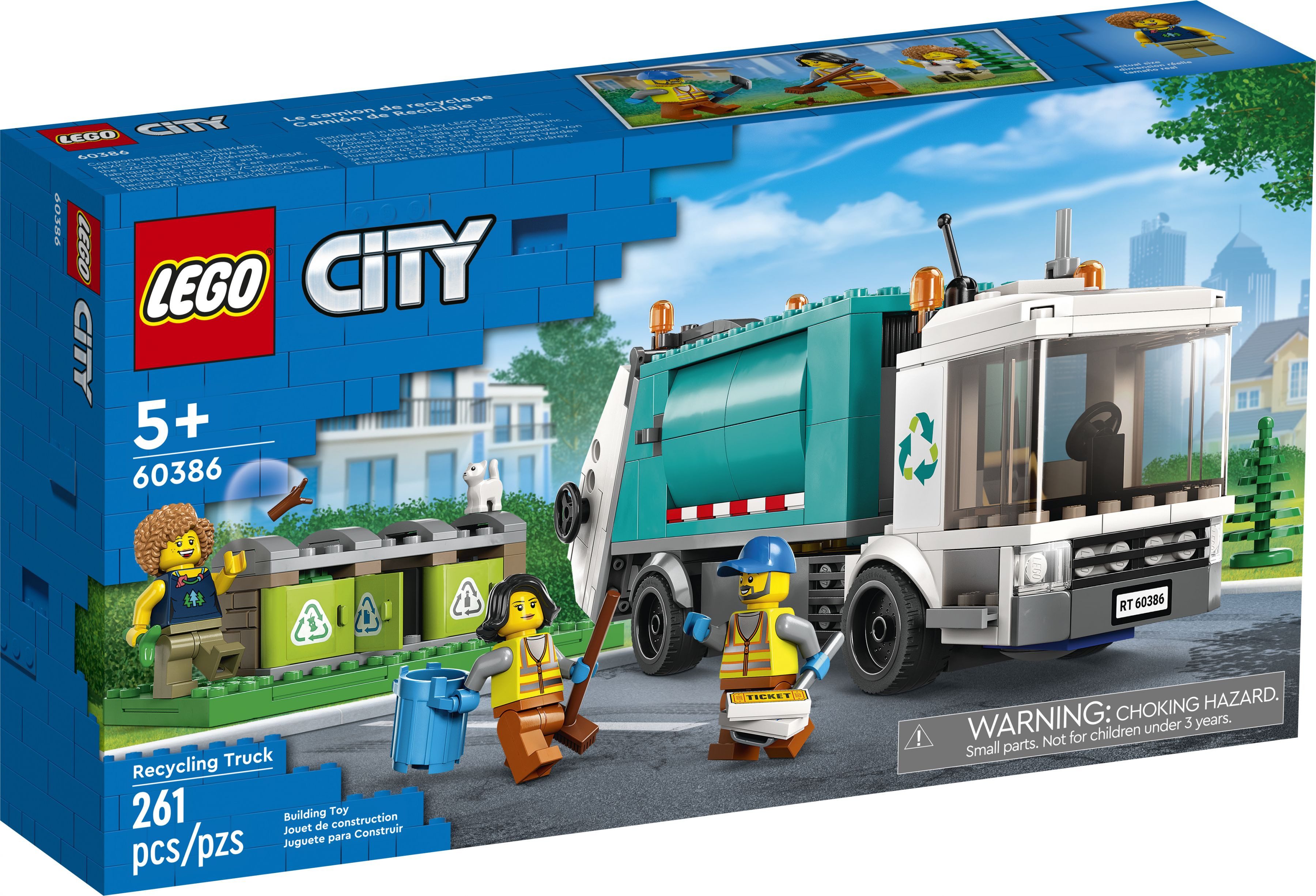 LEGO® LEGO® City 60386 Müllabfuhr Konstruktionsspielsteine günstig online kaufen