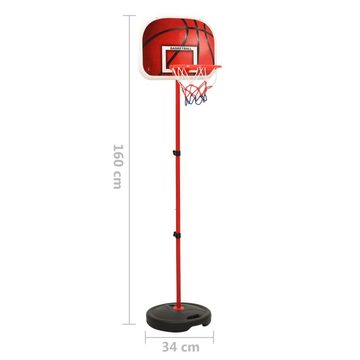 vidaXL Basketballständer Kinder Basketball Spiel-Set Verstellbar 160 cm