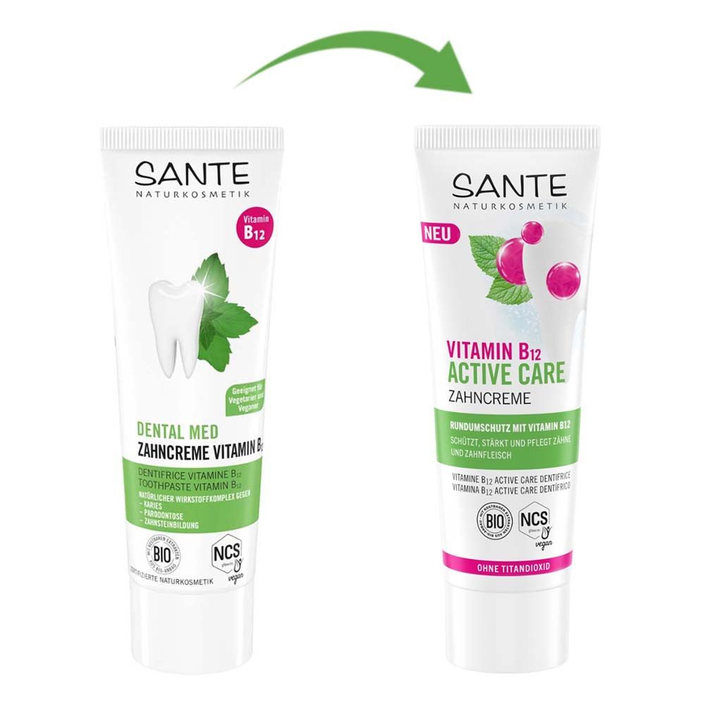 SANTE Zahnpasta Zahncreme - Vitamin B12 Active Care 75ml