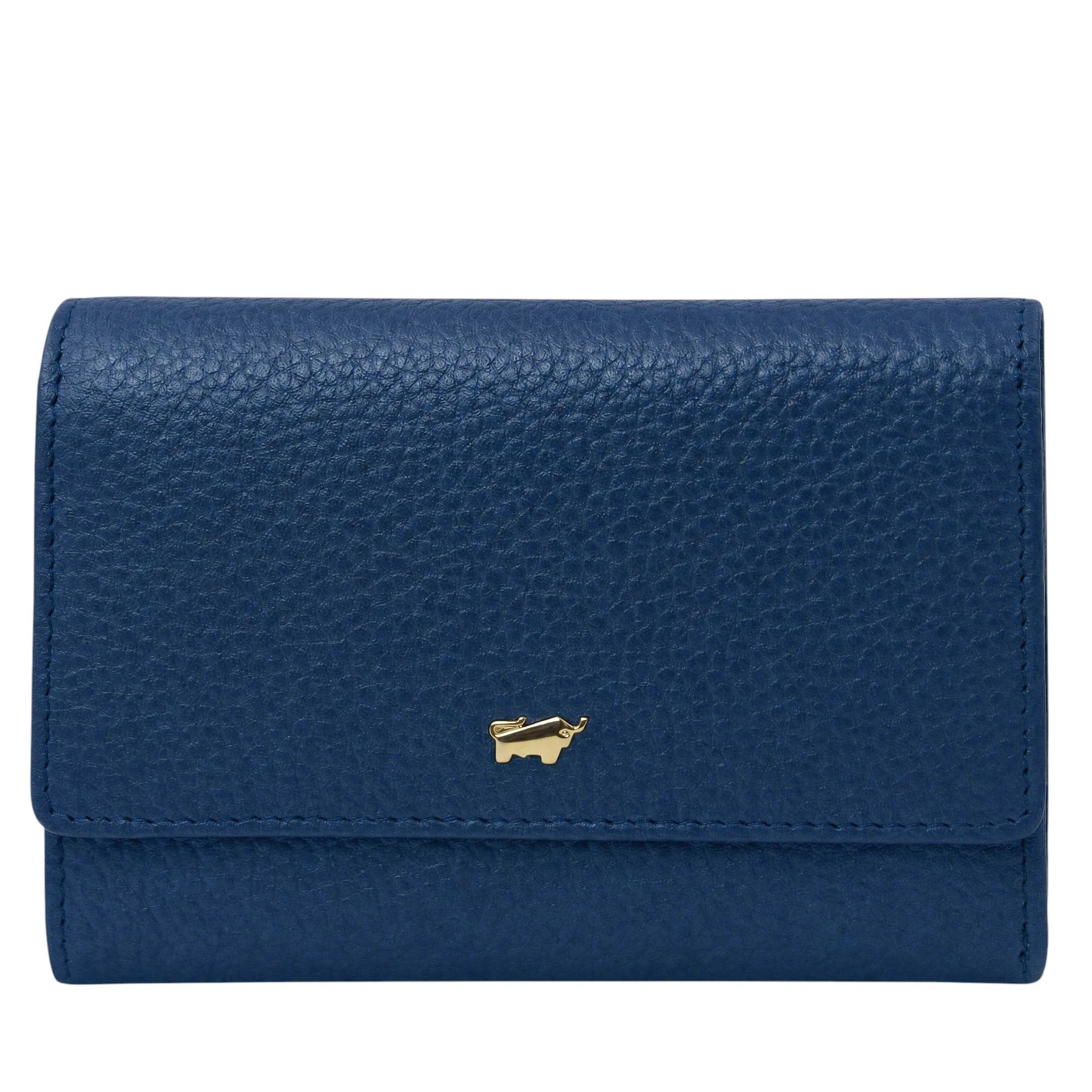 Braun Büffel Geldbörse ALESSIA Geldbörse M 15 Kartenfächer blau