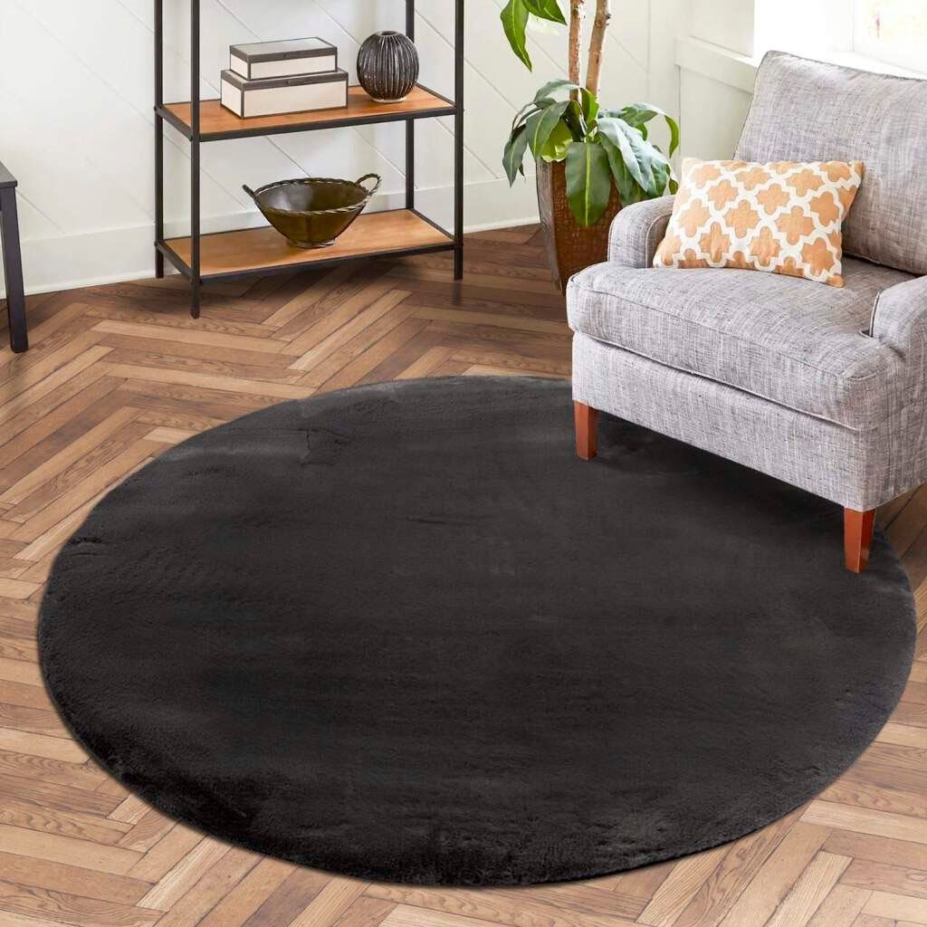 Carpet City Hochflor-Teppich TOPIA400, rund, Höhe: günstig online kaufen