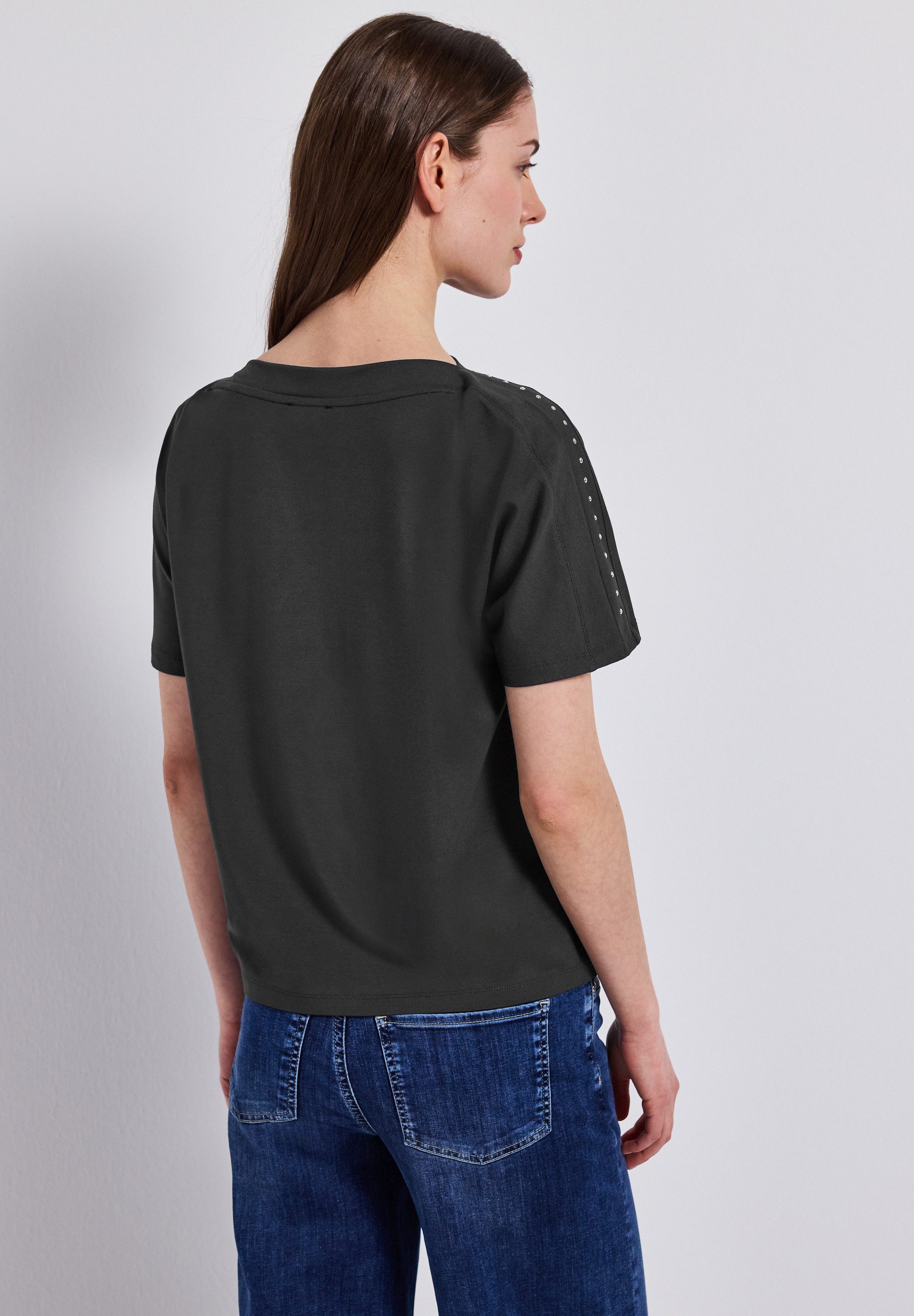 STREET ONE T-Shirt mit Nieten günstig online kaufen