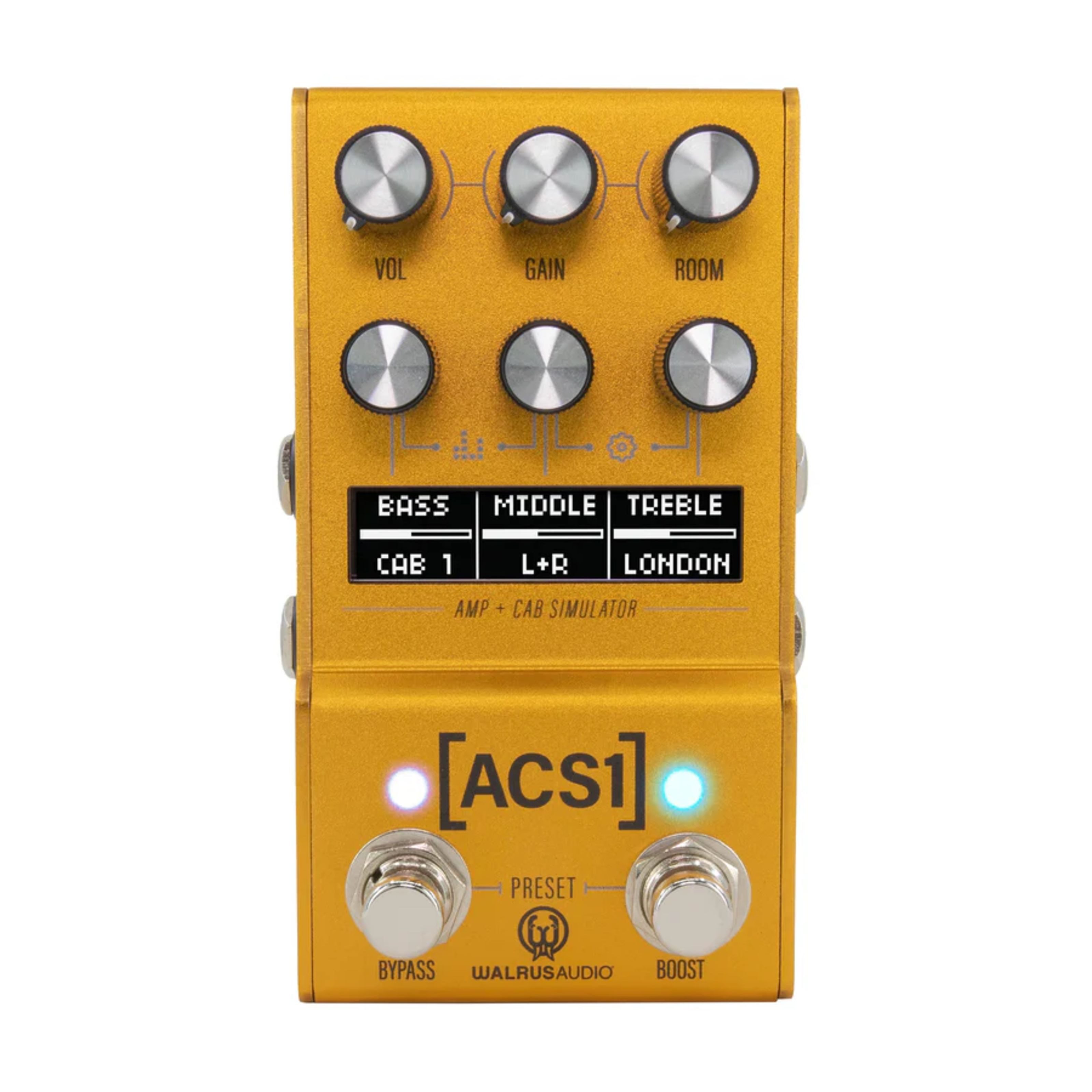 Walrus Audio Musikinstrumentenpedal, (Effekte, Sonstige Effekte), Mako ACS1 MKII Amp + Cab Simulator - Effektgerät für Gitarren