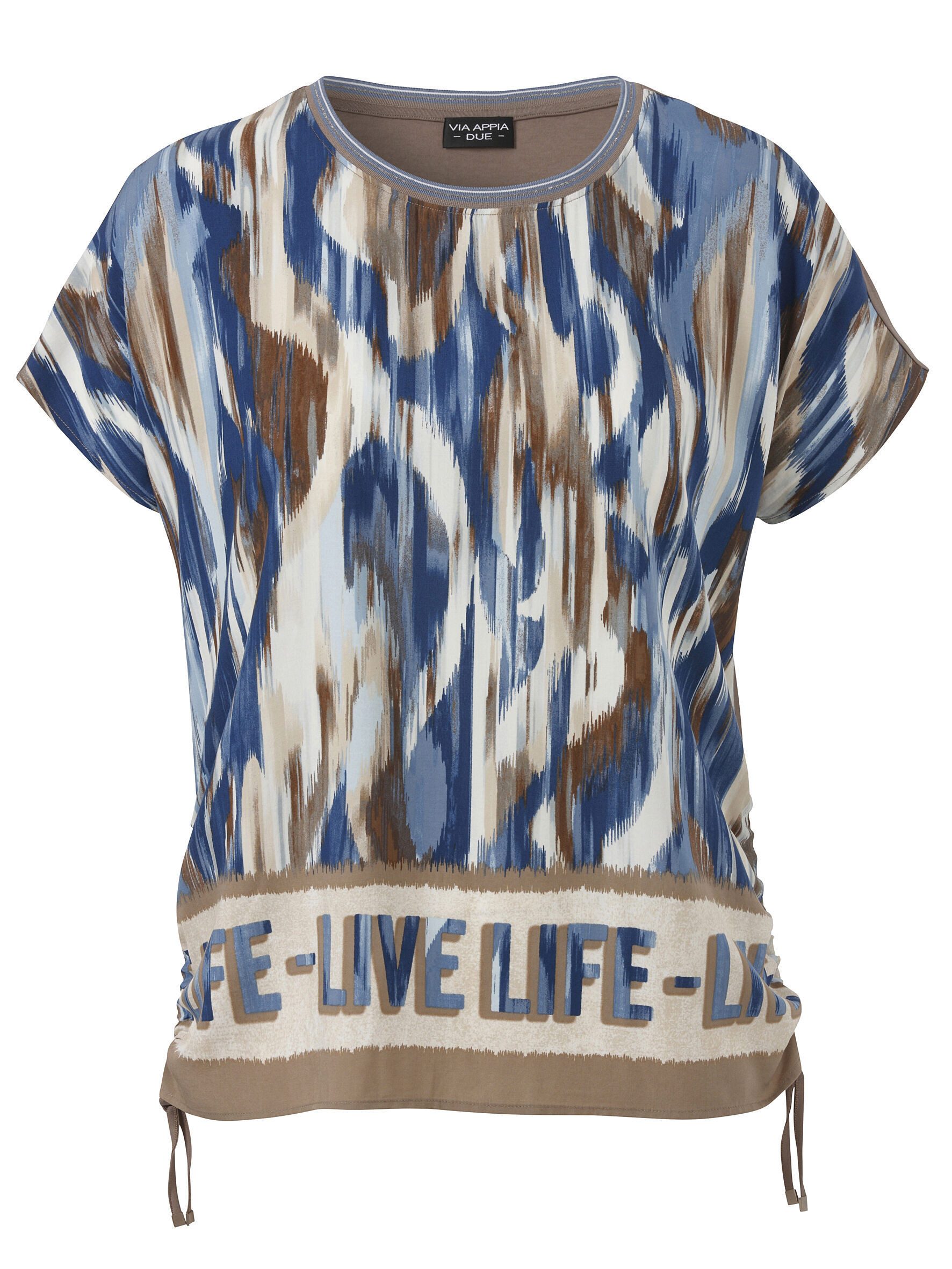 VIA APPIA DUE Kurzarmbluse