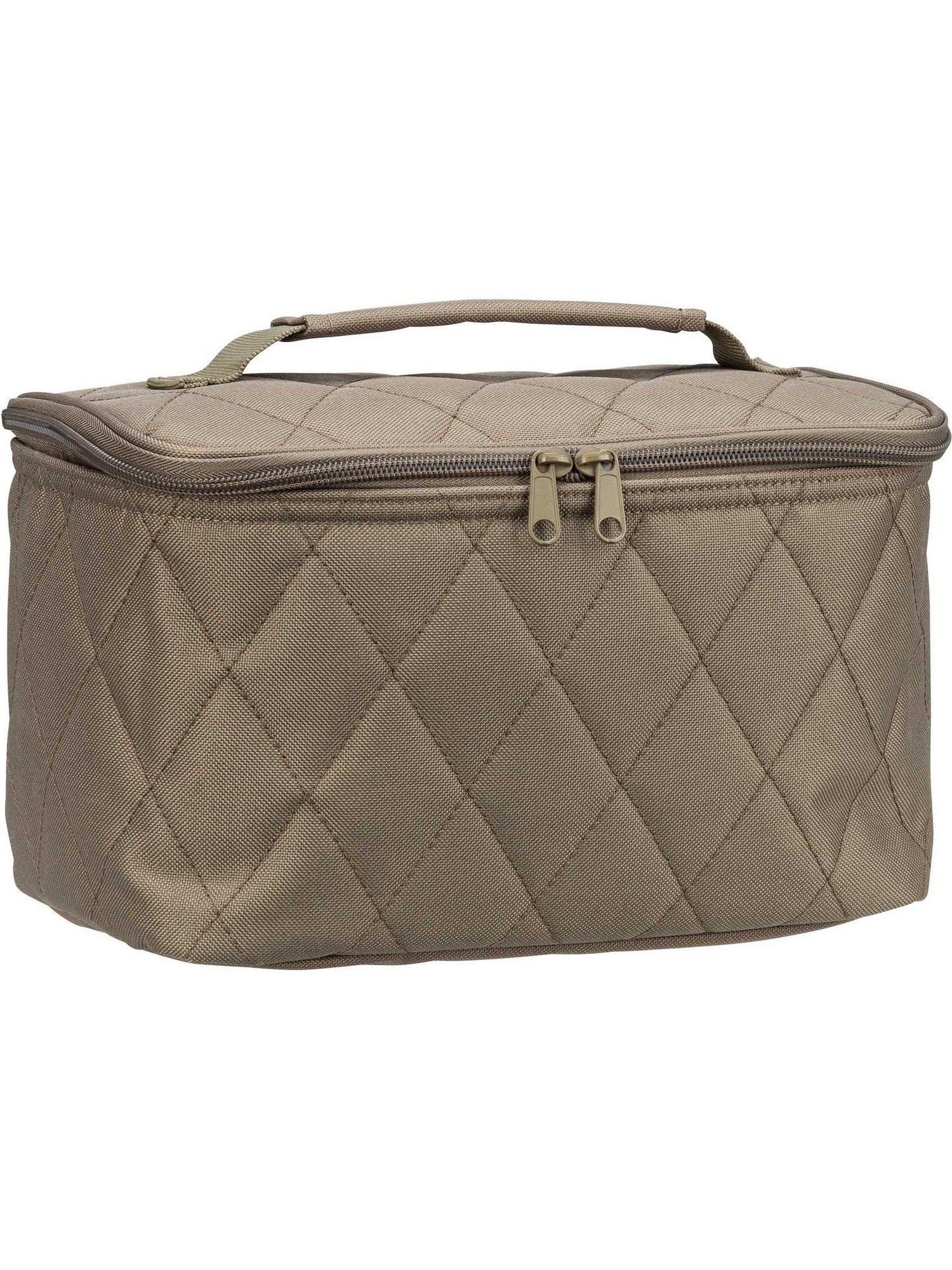 REISENTHEL® Kulturbeutel cosmetic case Rhombus Olive